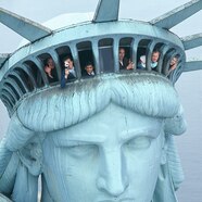 Ataque Infierno Riqueza Statue Of Liberty Original Color Excremento 