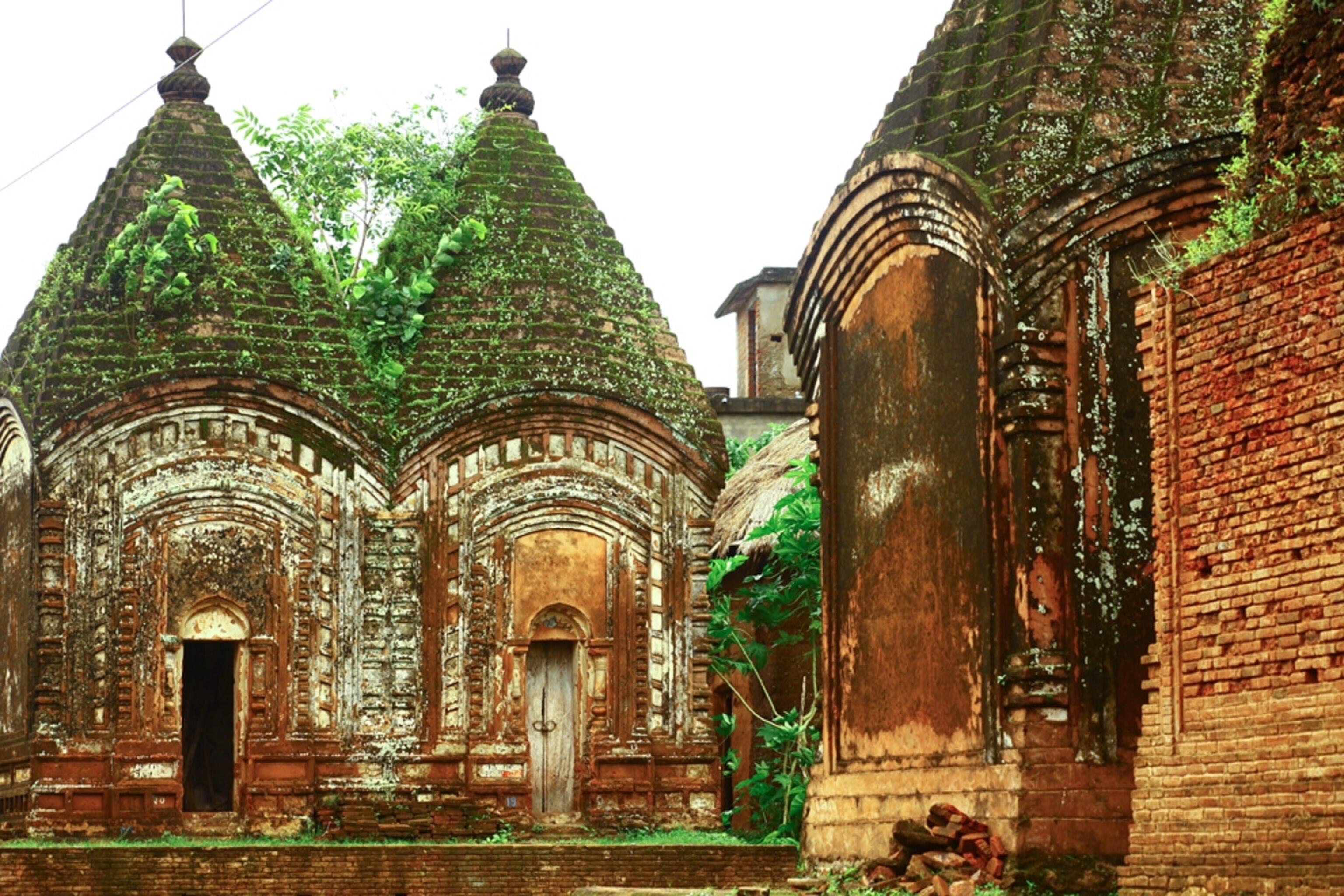 Picture of temples at the Indian site of Maluti.