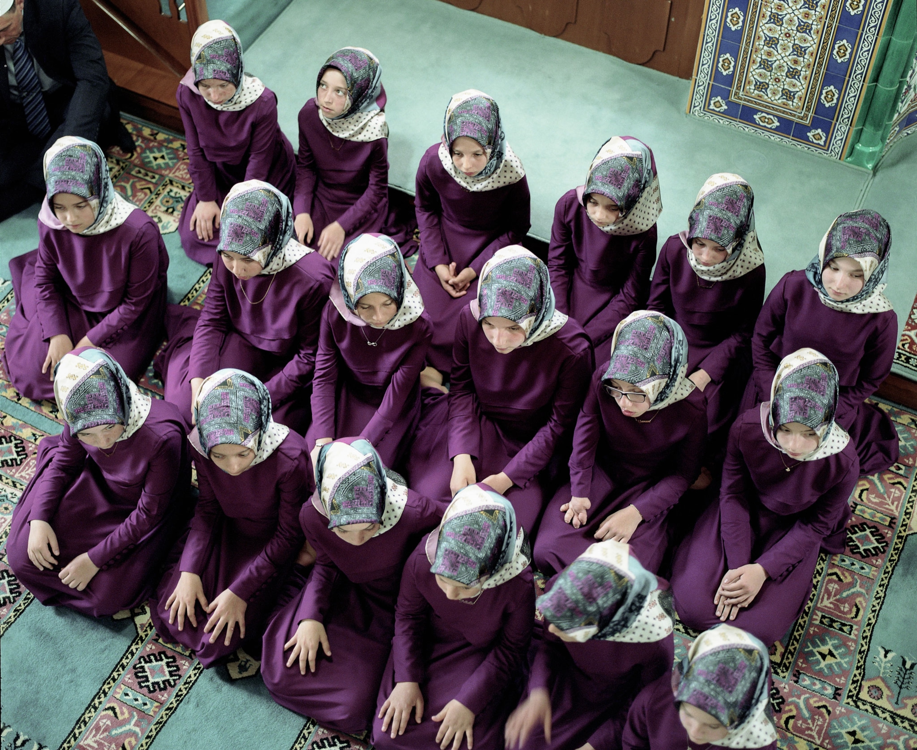 a Pomak girls in Greece