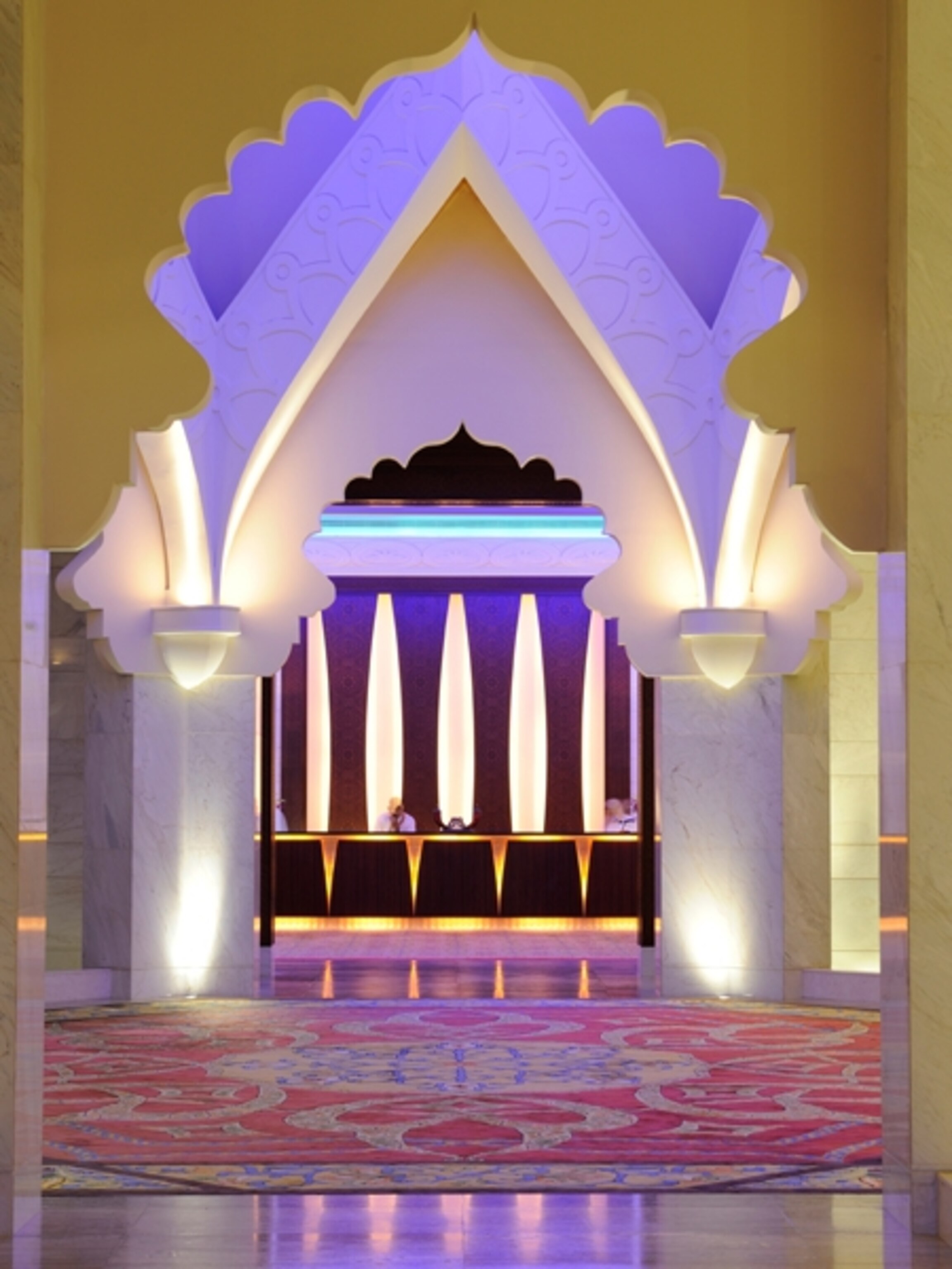 Hotel lobby in Oman