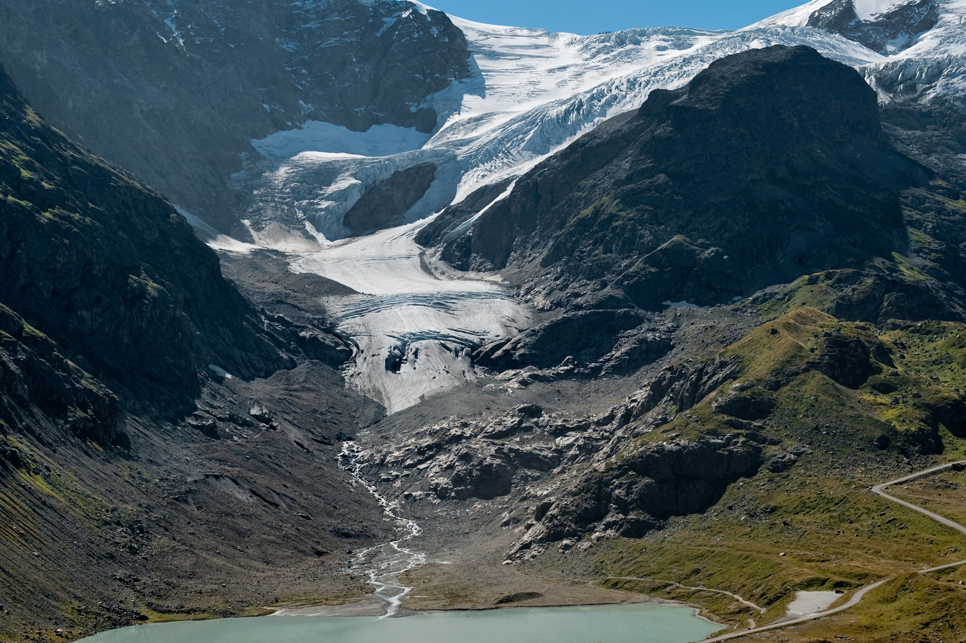 Switzerland's Stein Glacier in 2012