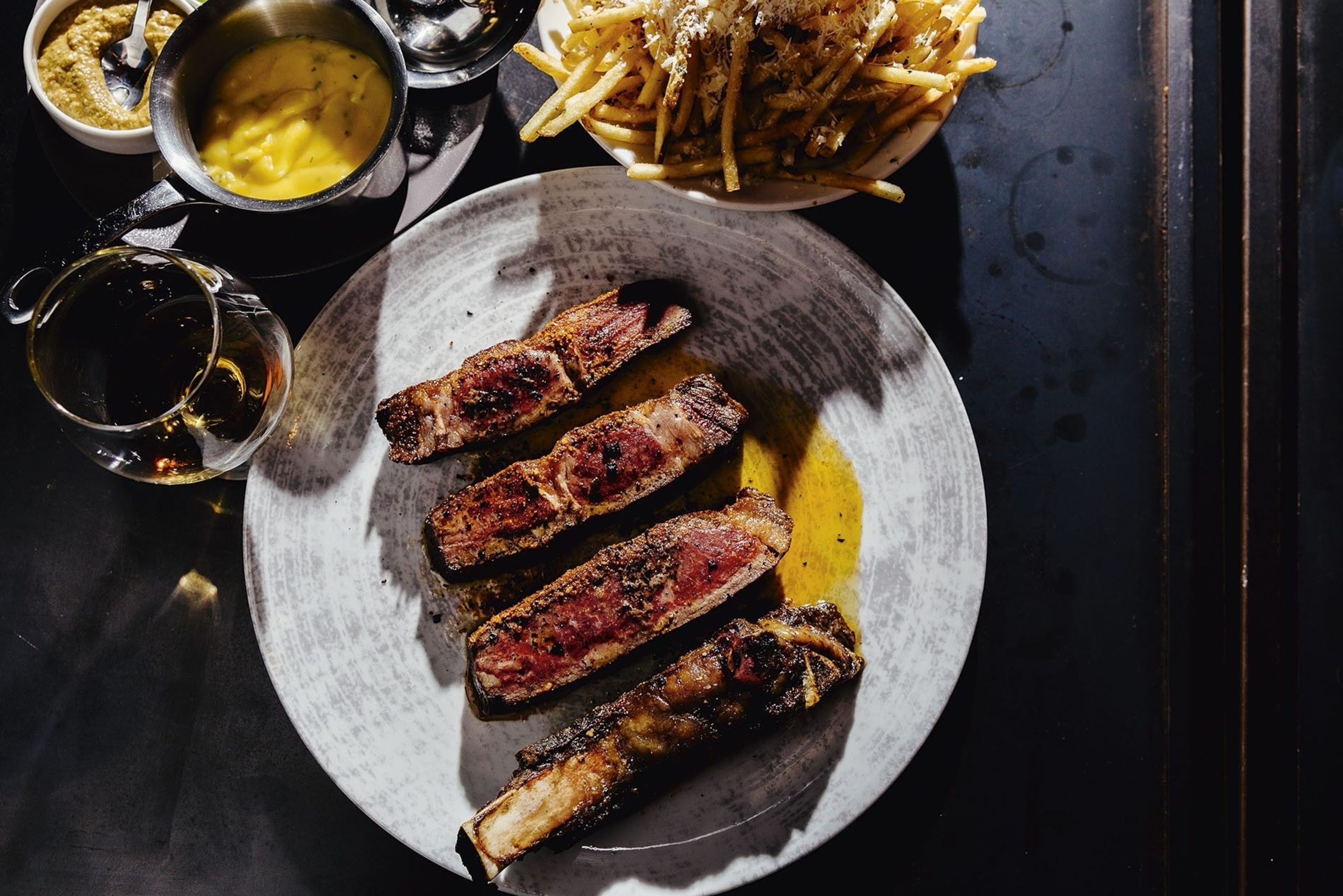 55-day dry-aged prime rib-eye from the Butchertown Grocery