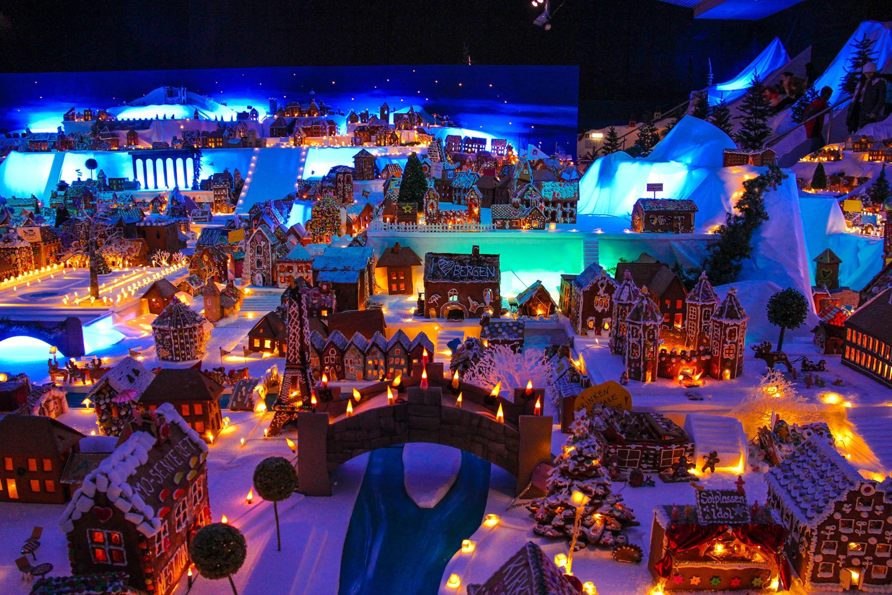 gingerbread village
