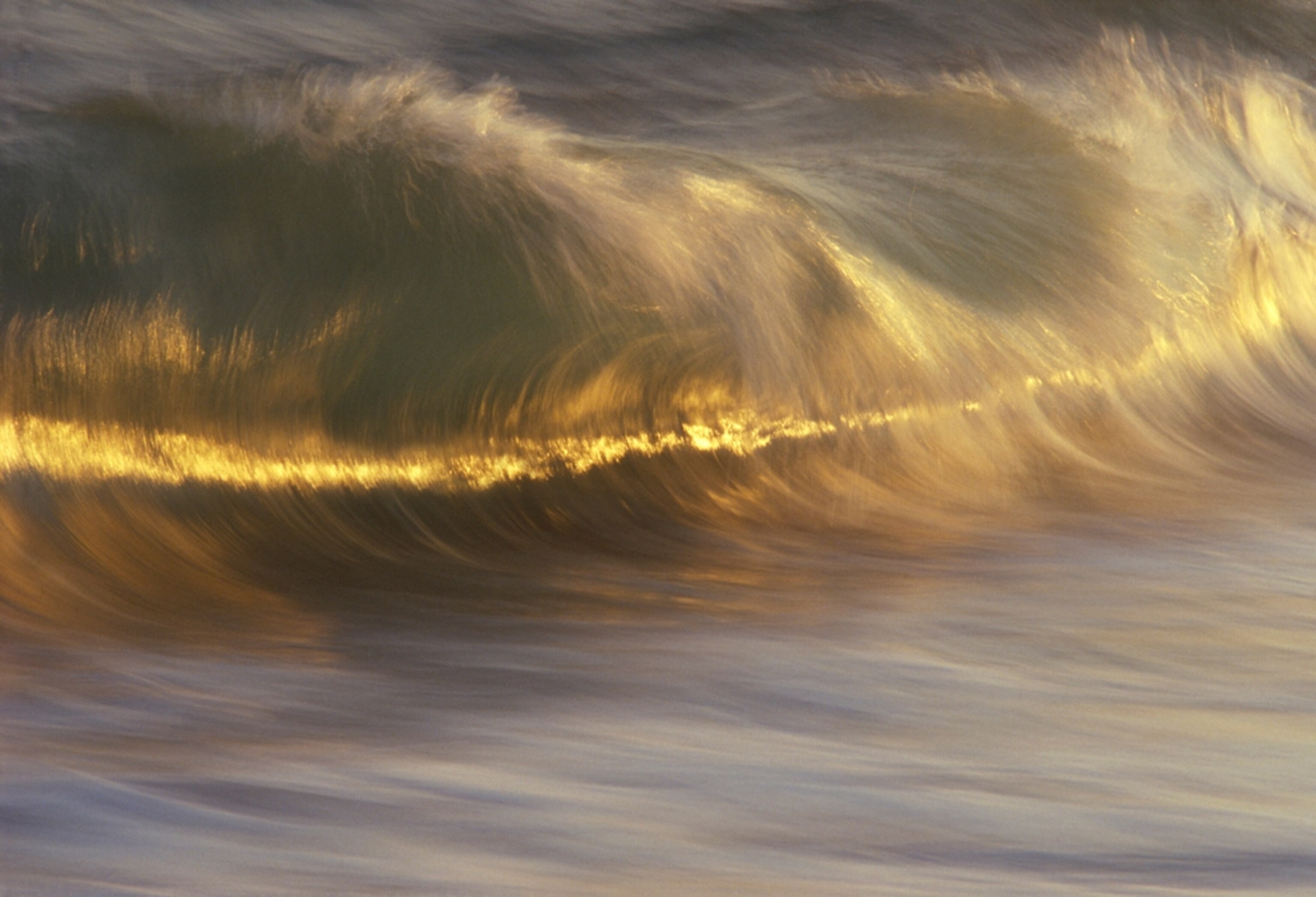 a wave reflecting the sunlight, Nantucket, Massachusetts