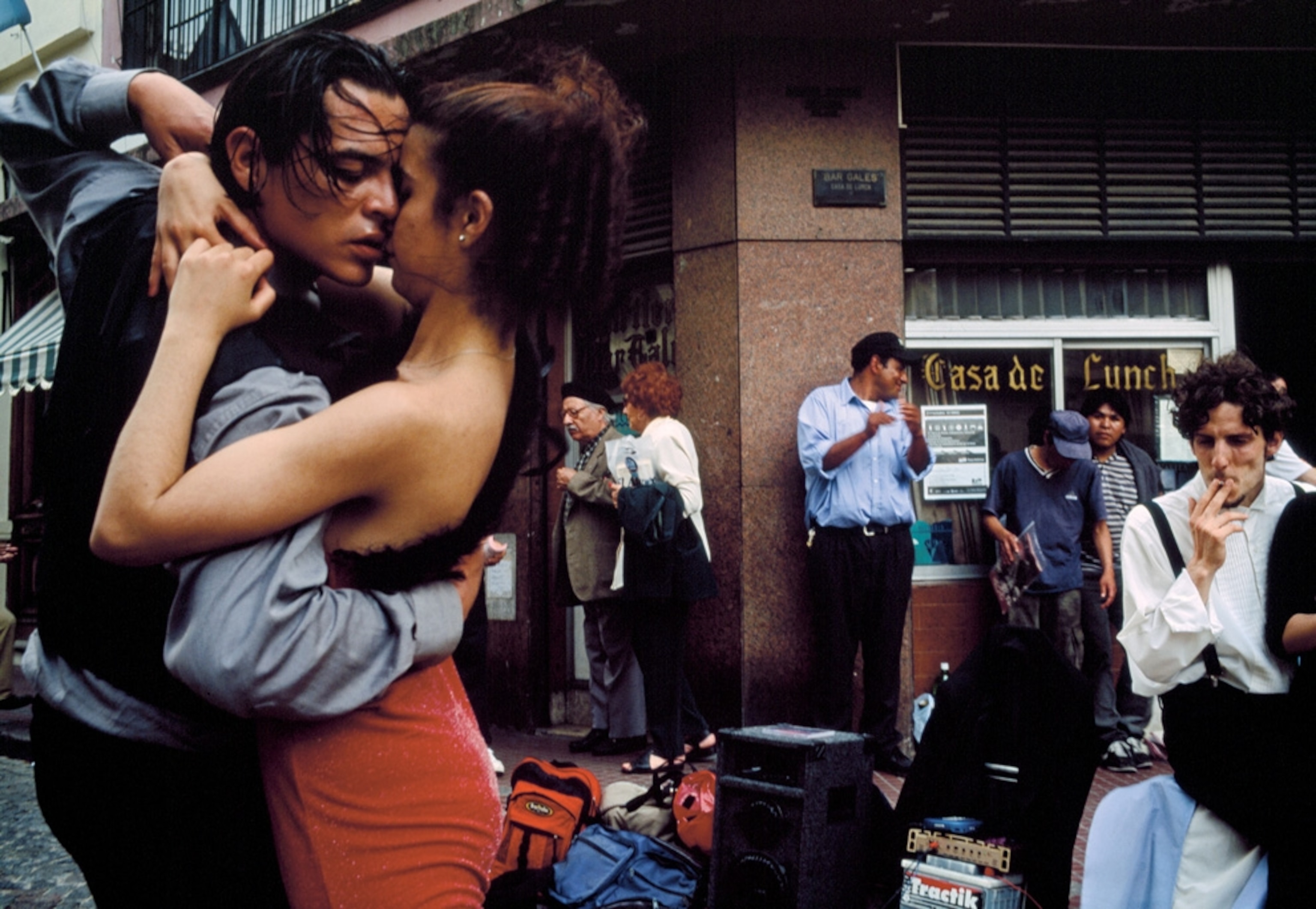 Couple dancing the tango