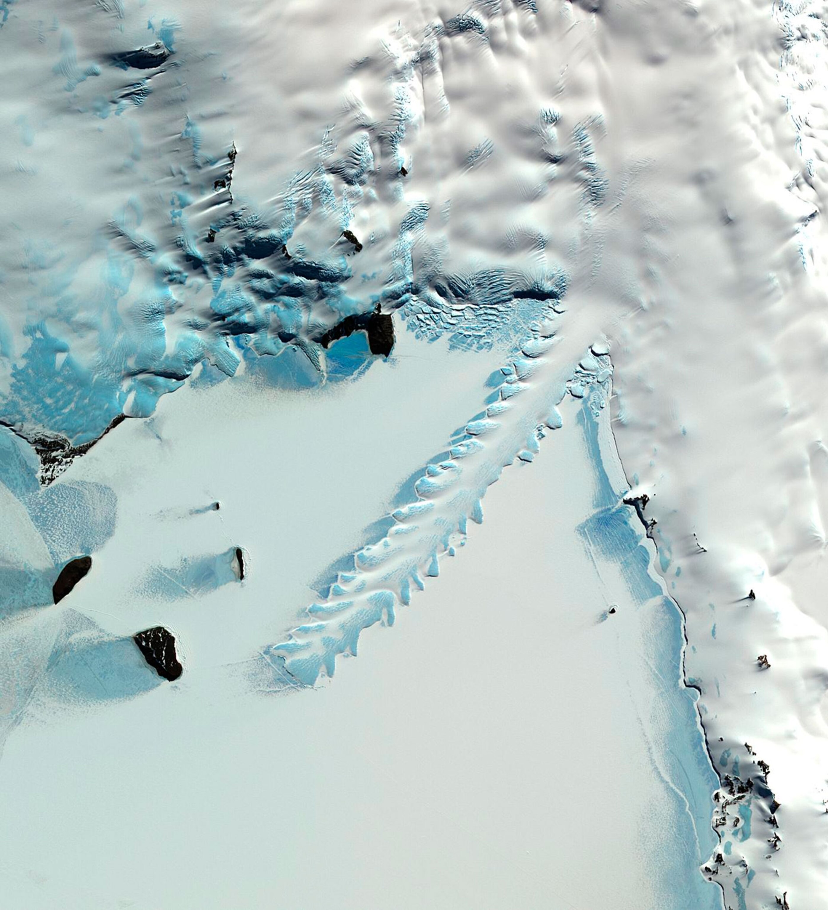 Erebus glacier