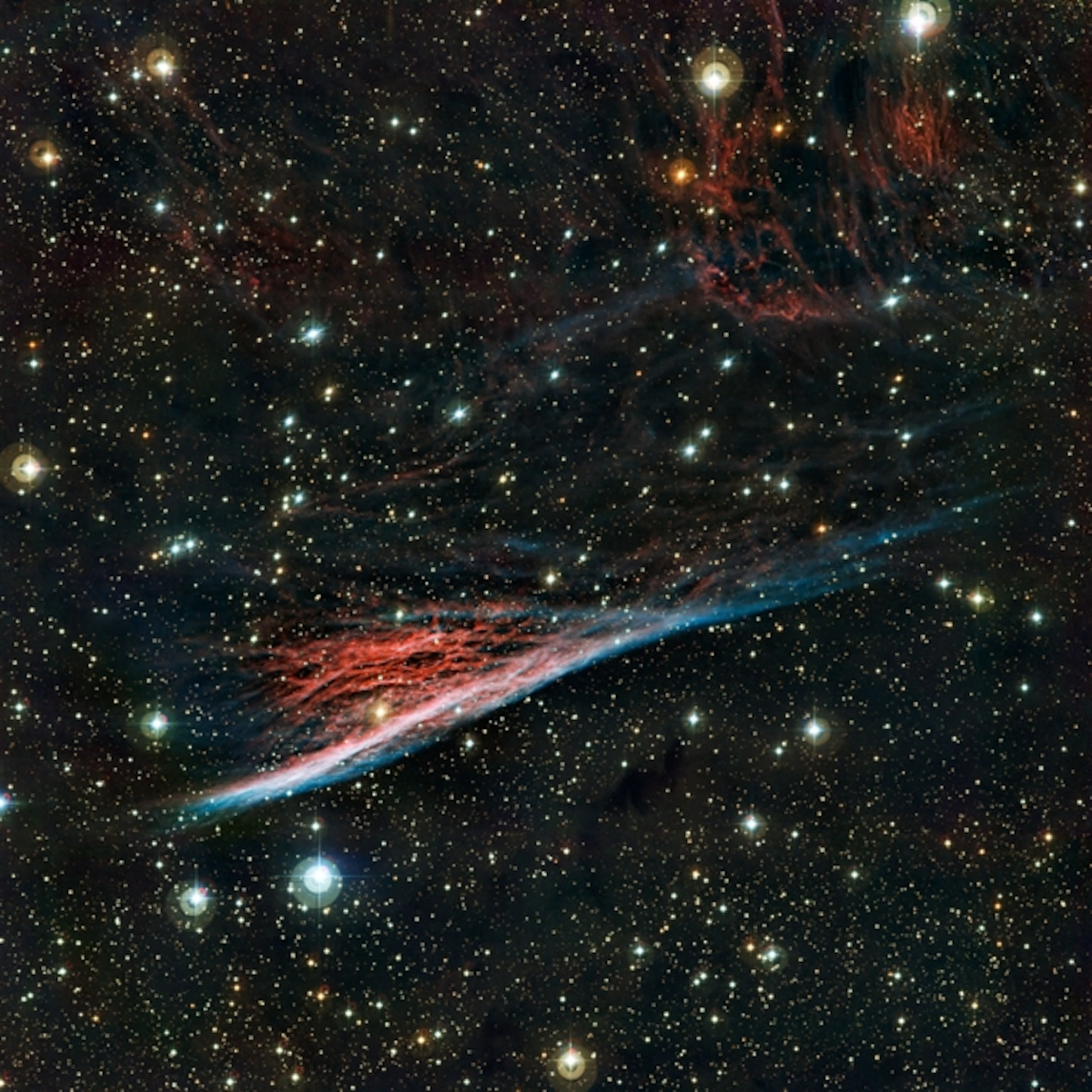 Pencil nebula picture - NGC 2736 photo