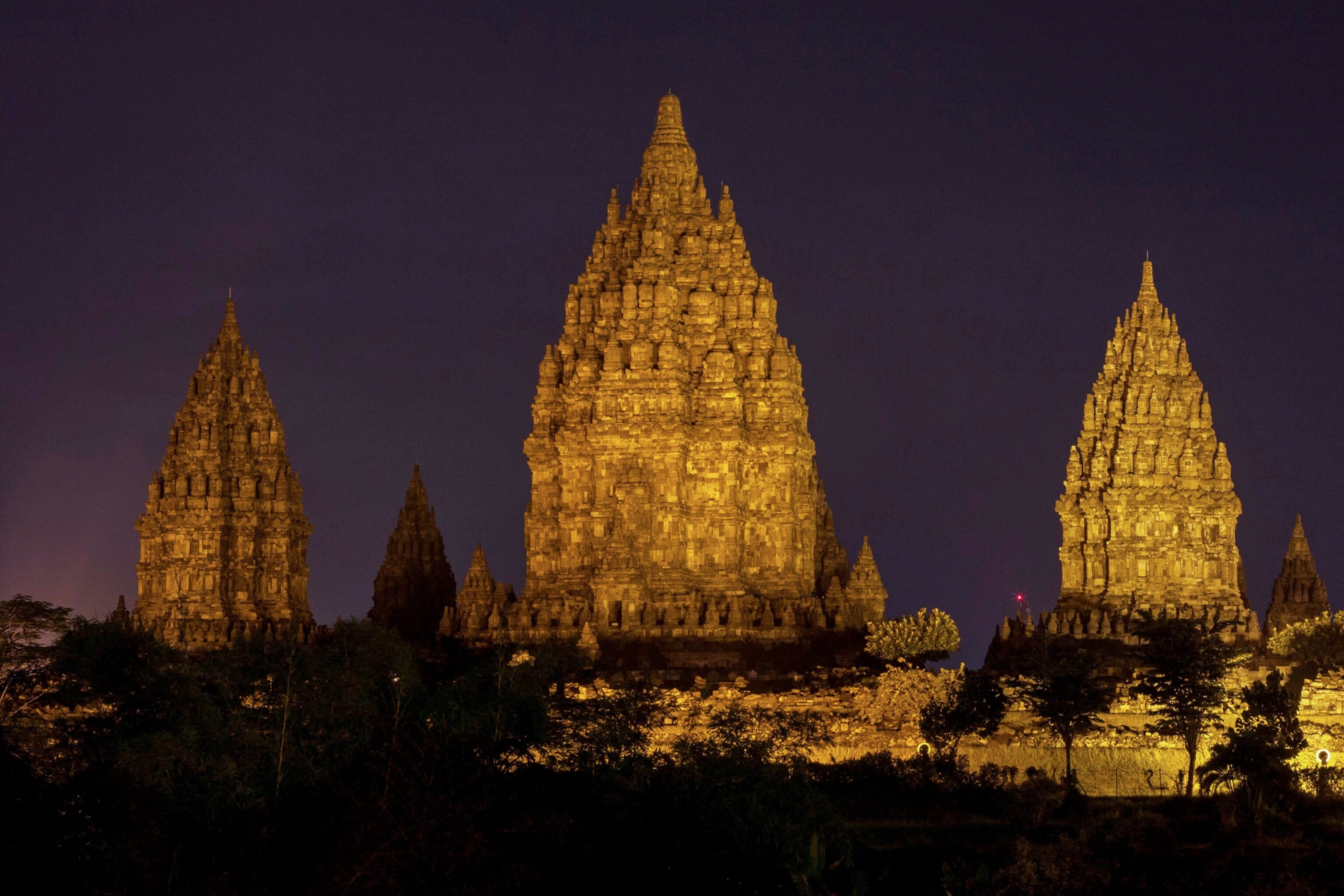 Prambanan Temple before Earth Hour