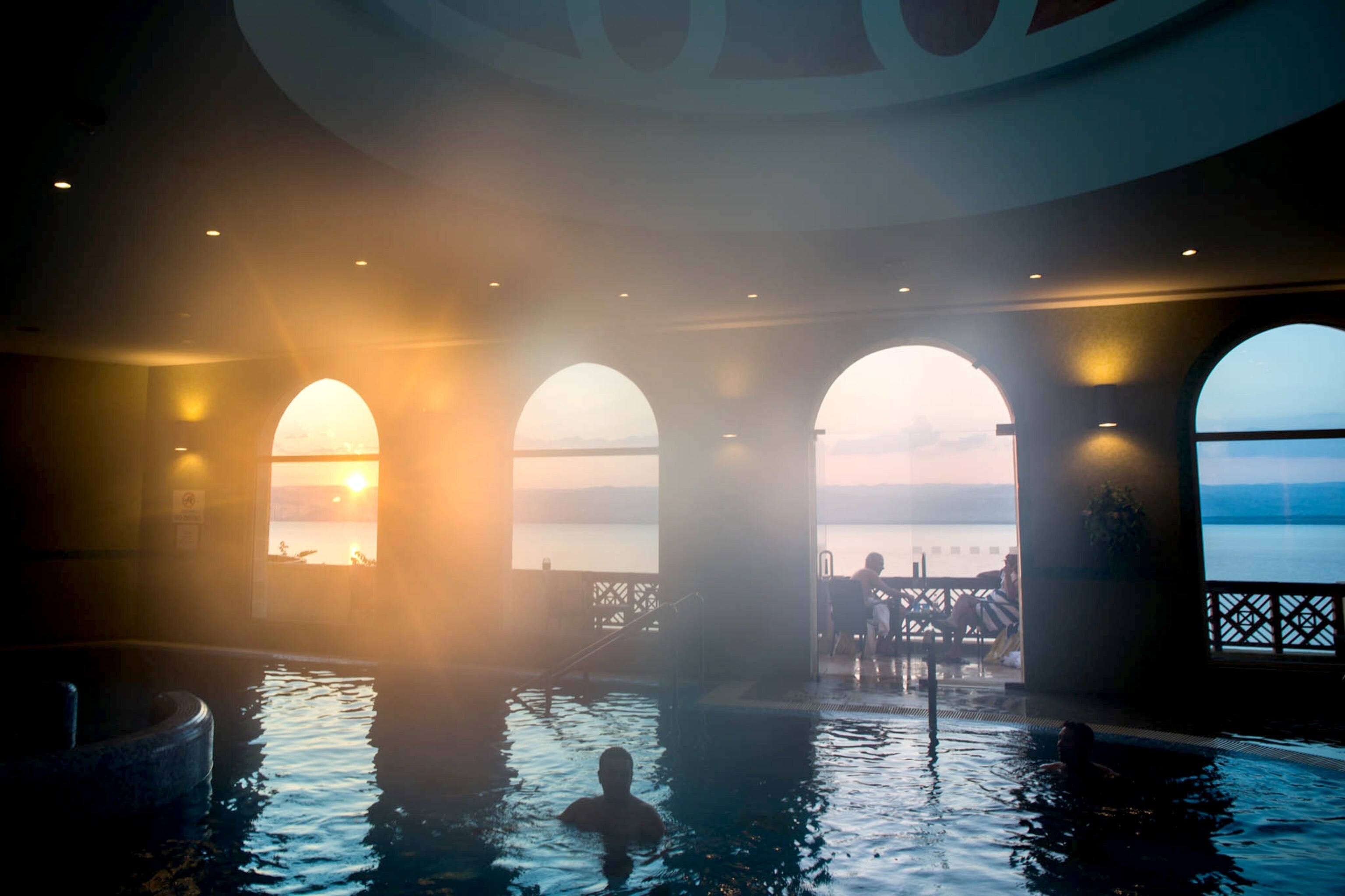 a spa near the Dead Sea in Jordan