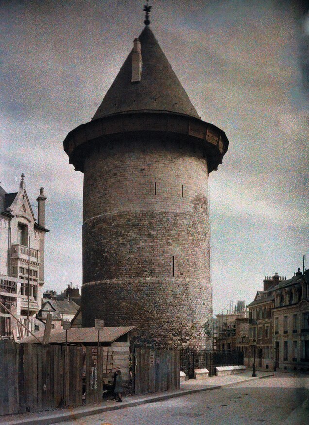 The tower in Rouen where Joan was imprisoned still stands.