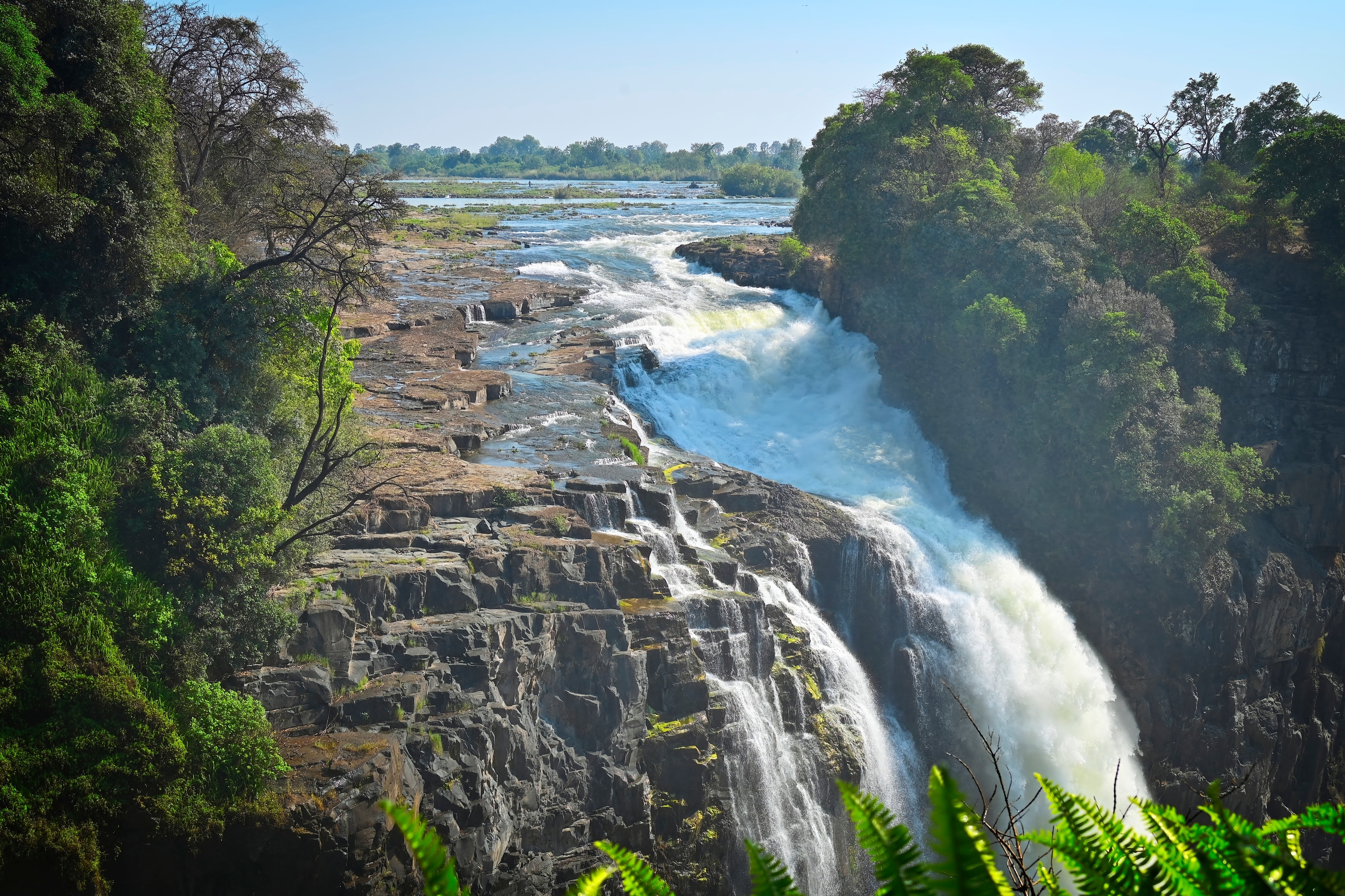 Large waterfalls