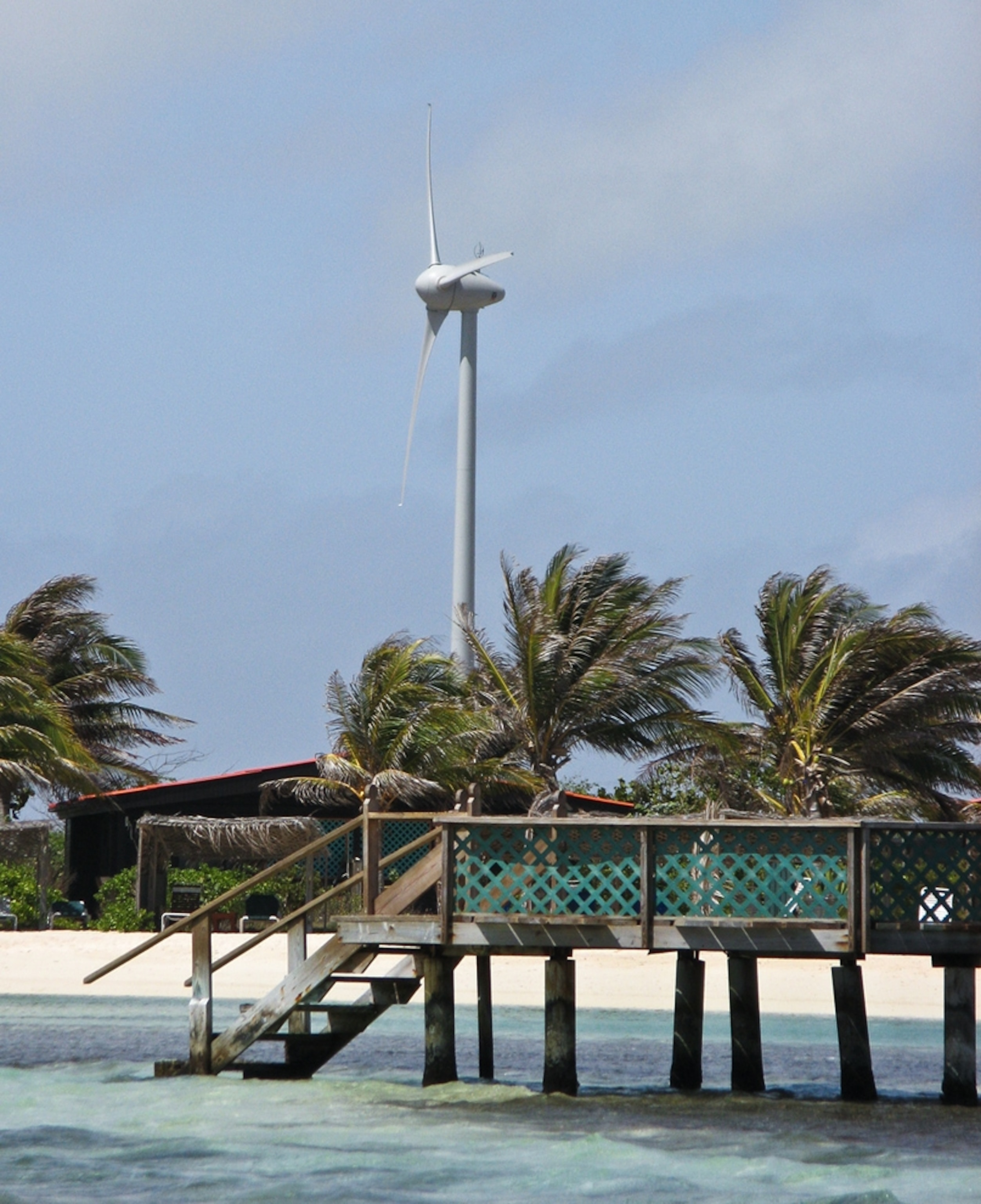 A wind turbine on Bonaire