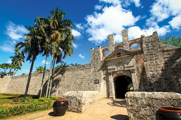 The pictured fortress of San Pedro on Cebu in the Philippines was first built by the Spanish in the mid-16th century.