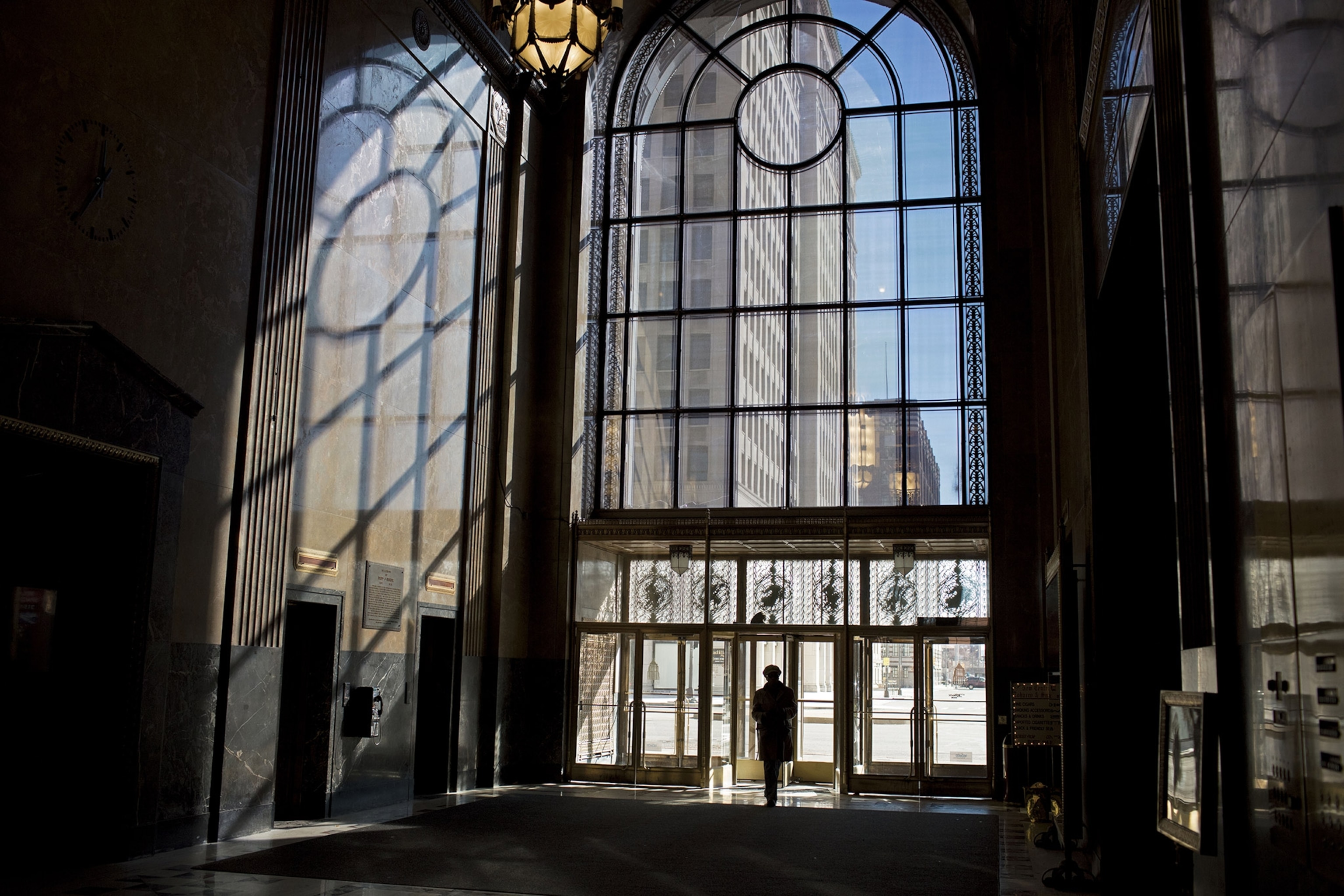 the Fisher Building in Detroit, Michigan