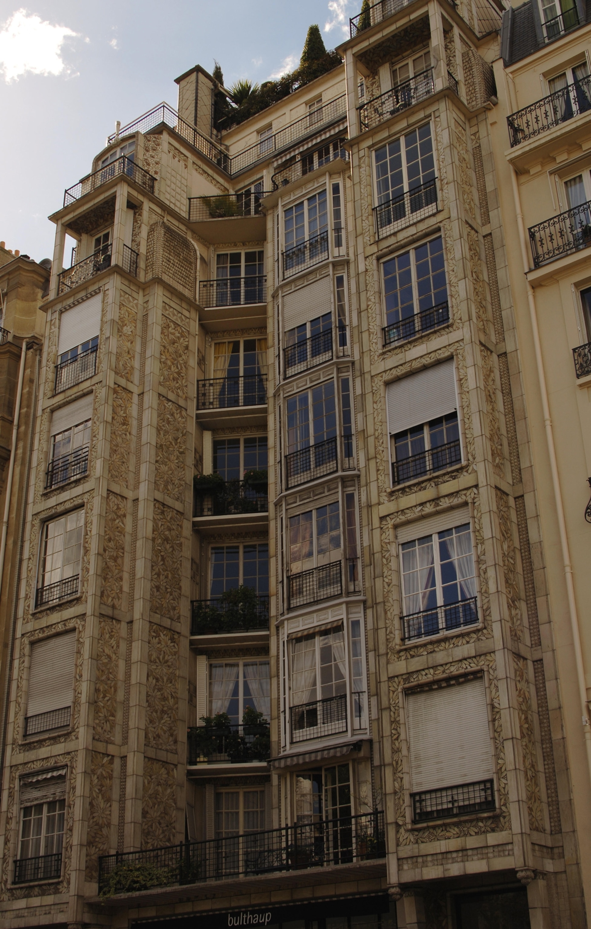 France. Paris. Rue Franklin apartments by Augueste Perret