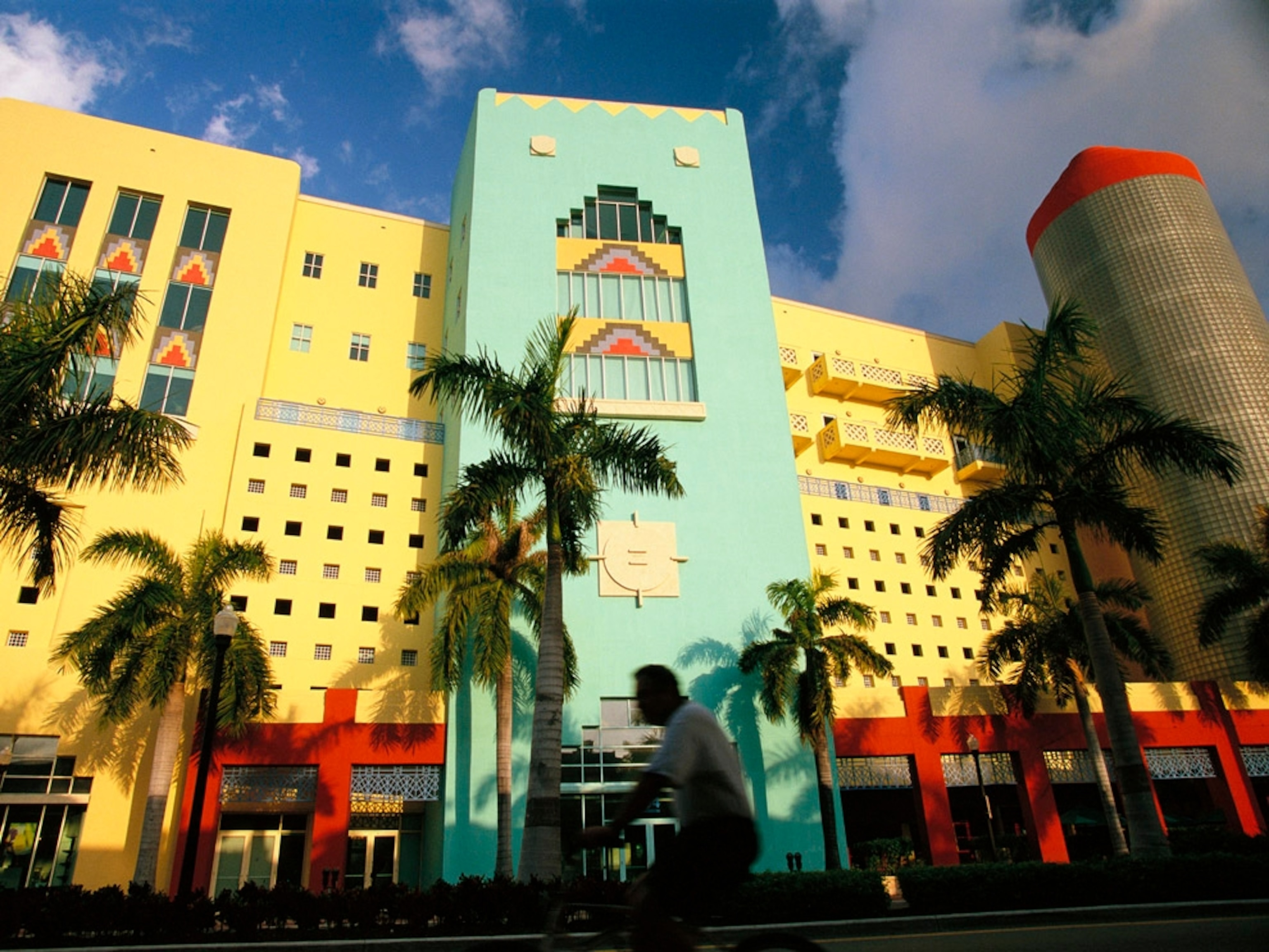 Houses on Ocean Drive in South Beach