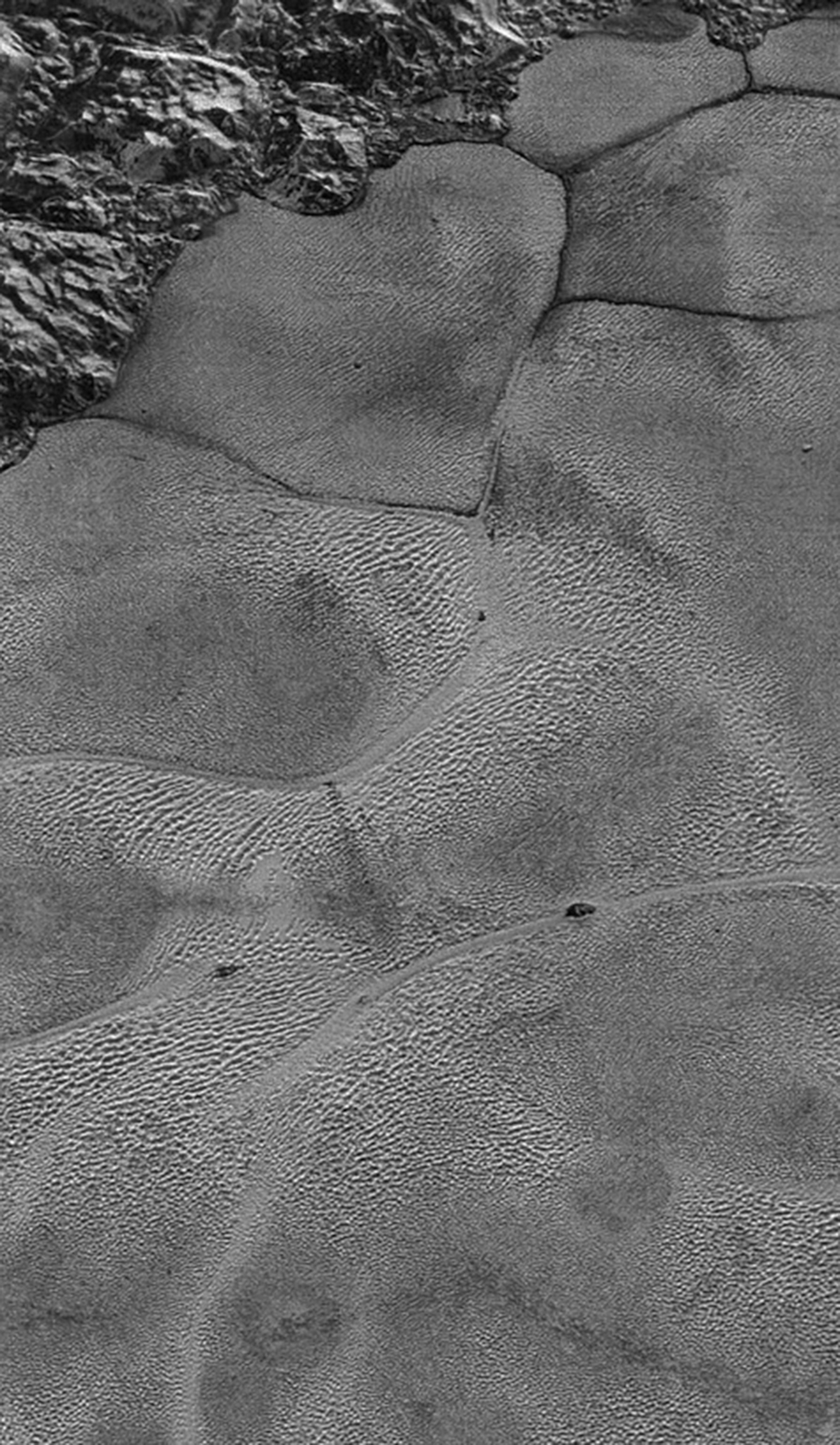 Pluto's surface
