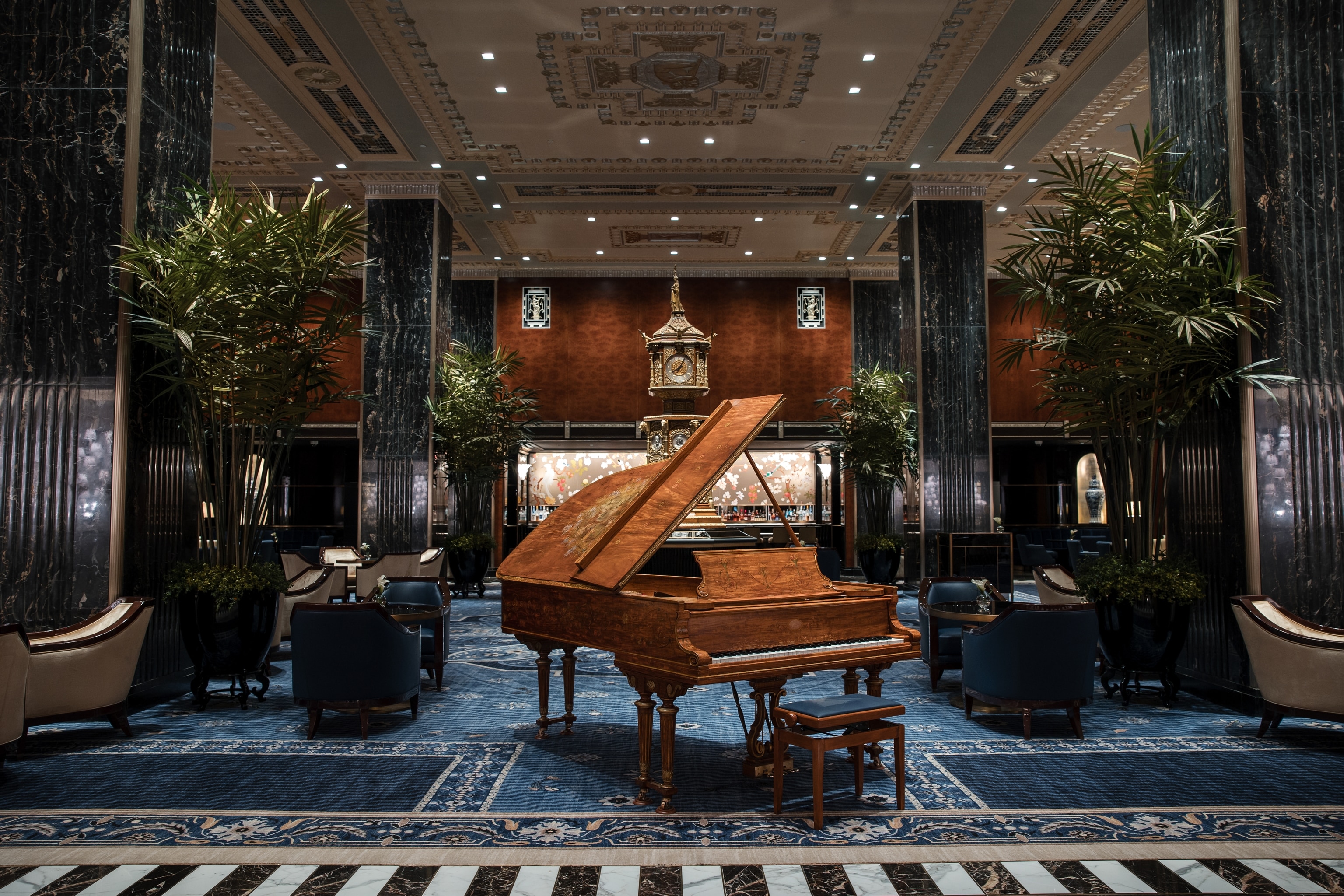 Piano in Waldorf Astoria hotel