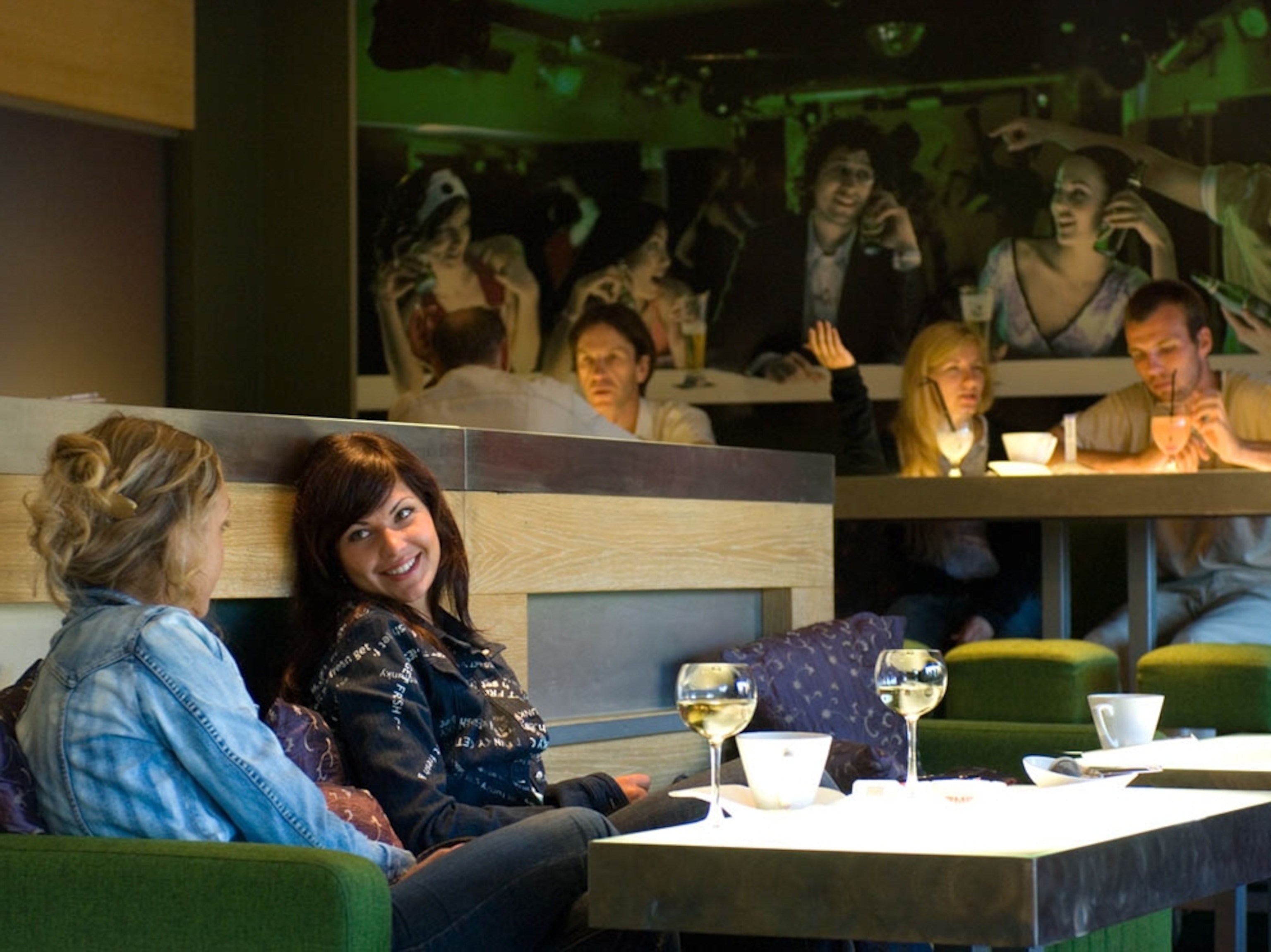 Young people in a bar, Estonia