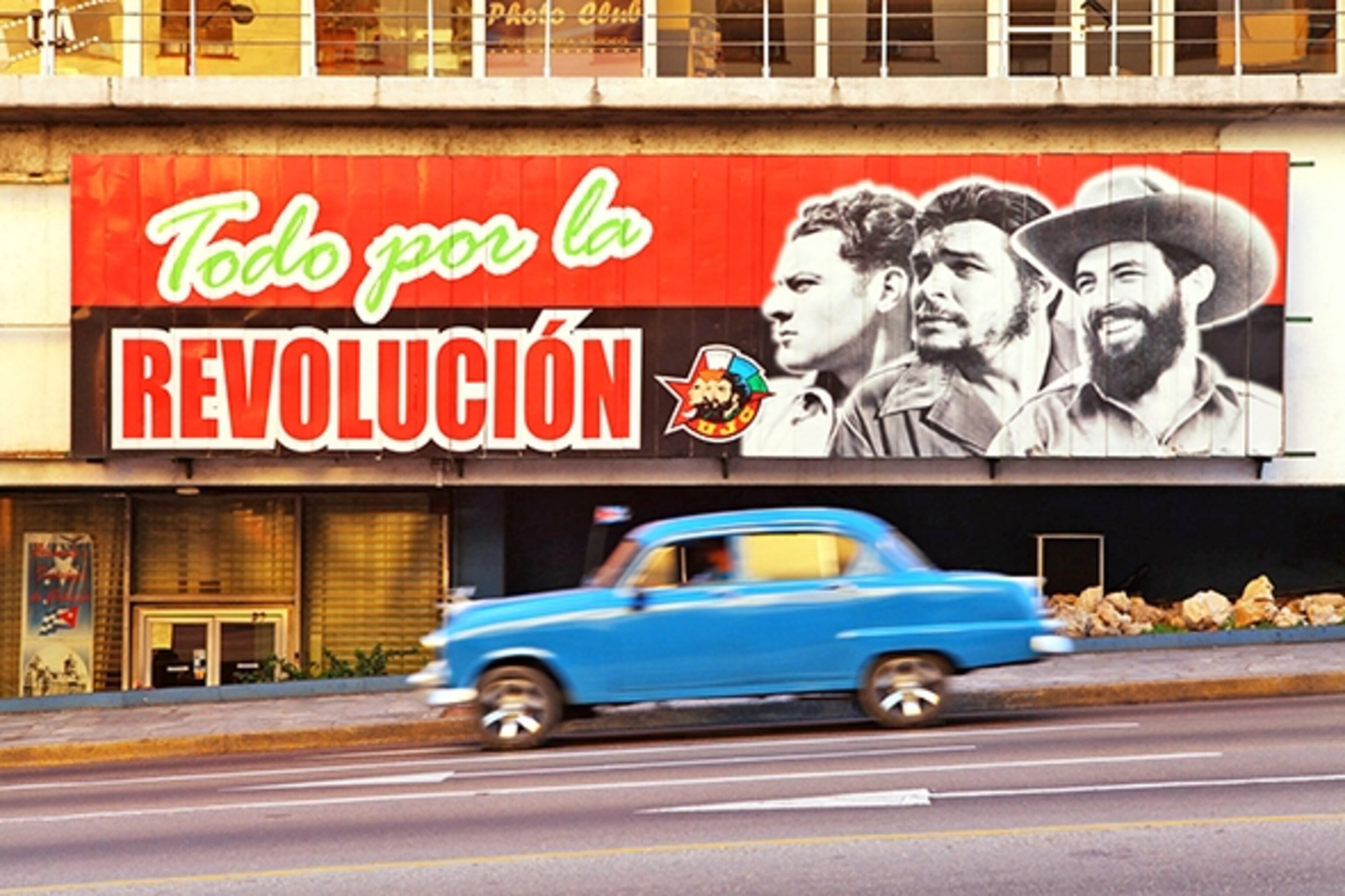 Revolutionary slogans on the streets (Photograph by Christopher P. Baker)