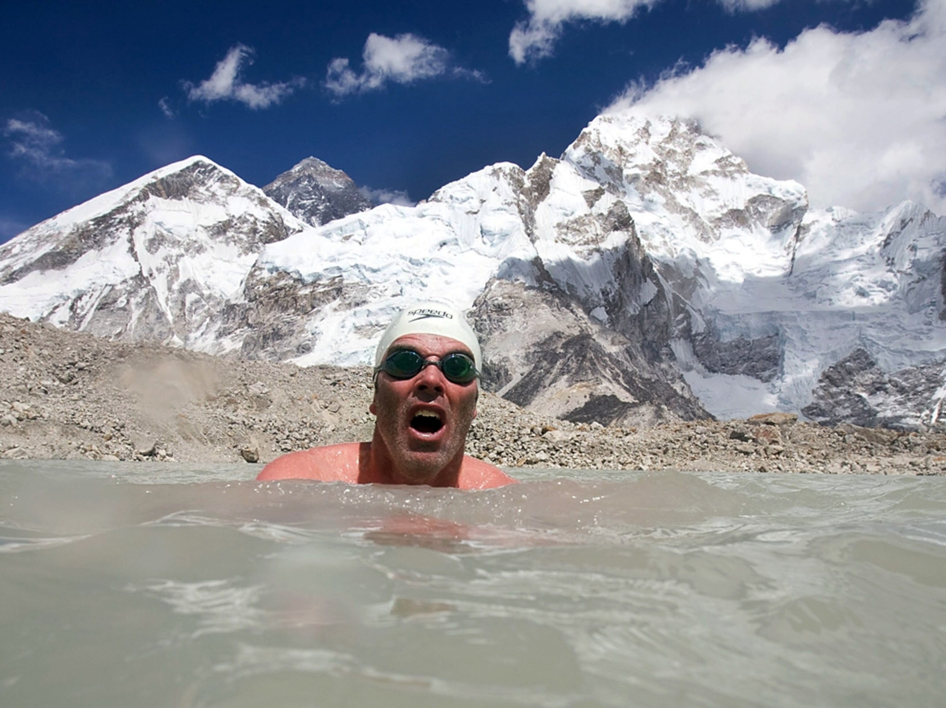 Lewis Gordon Pugh Everest Swim