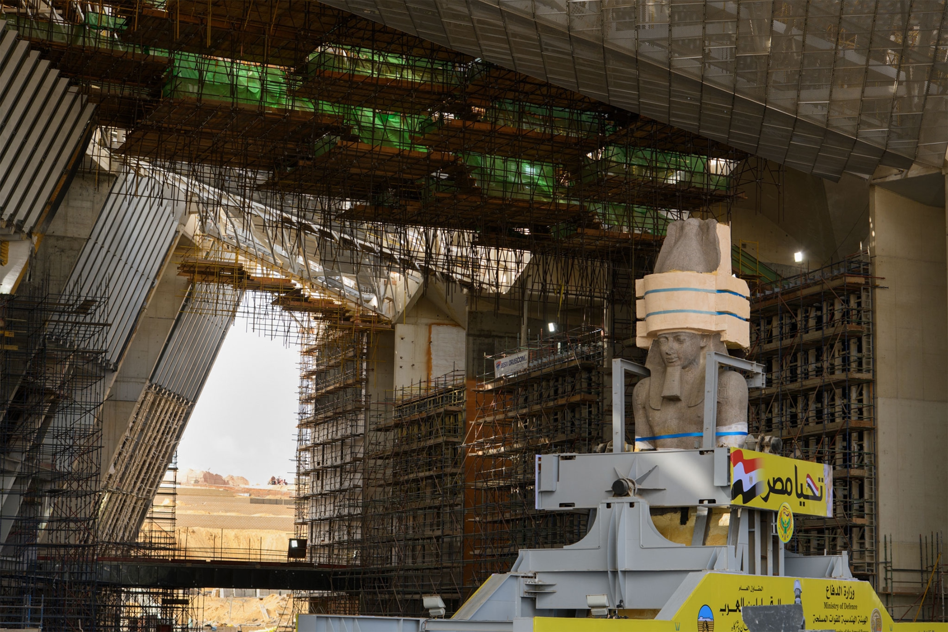 Ancient Ramses II Statue Moved to Grand Egyptian Museum