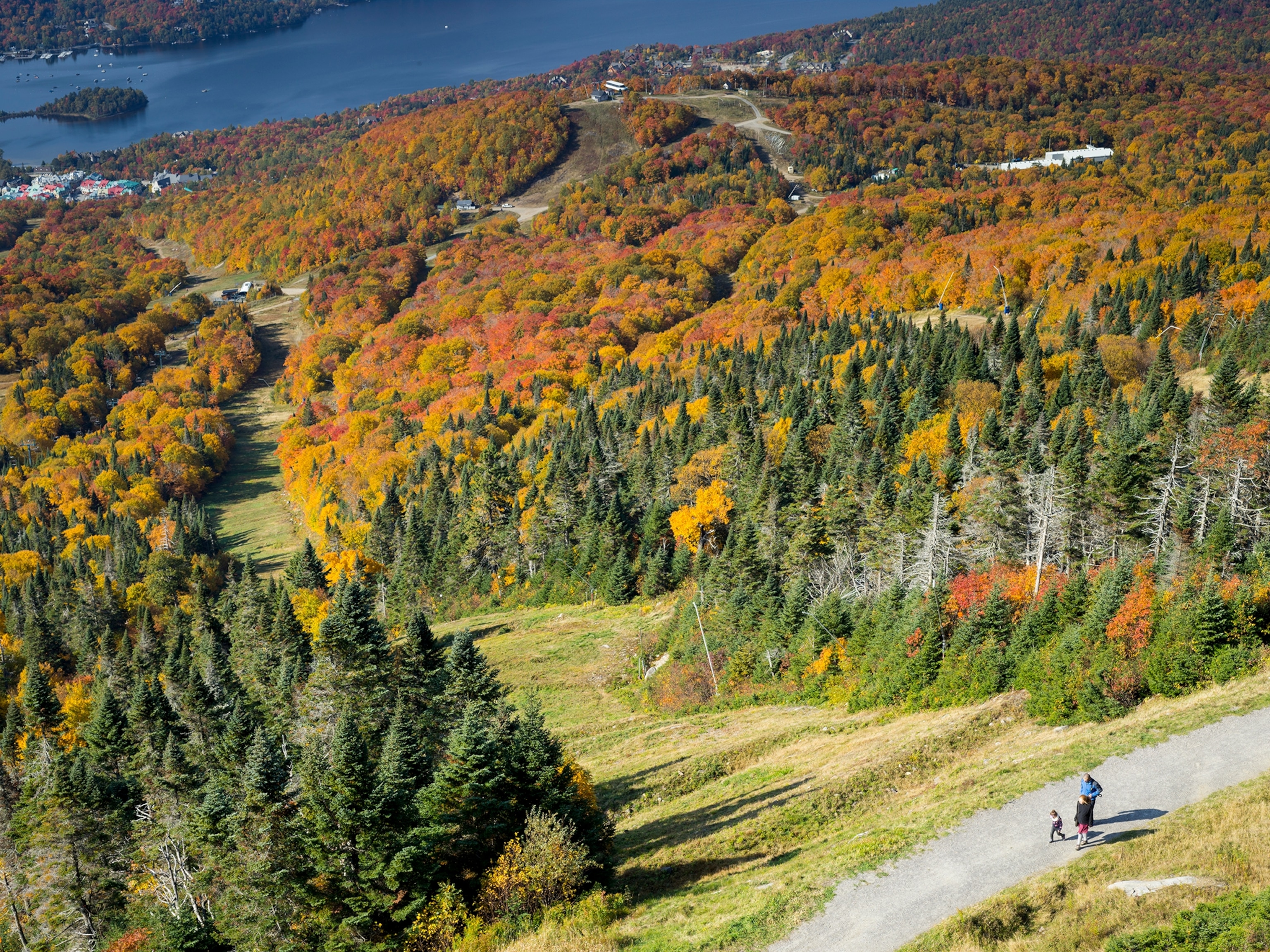hikers in Mont-Tremblant, Canada