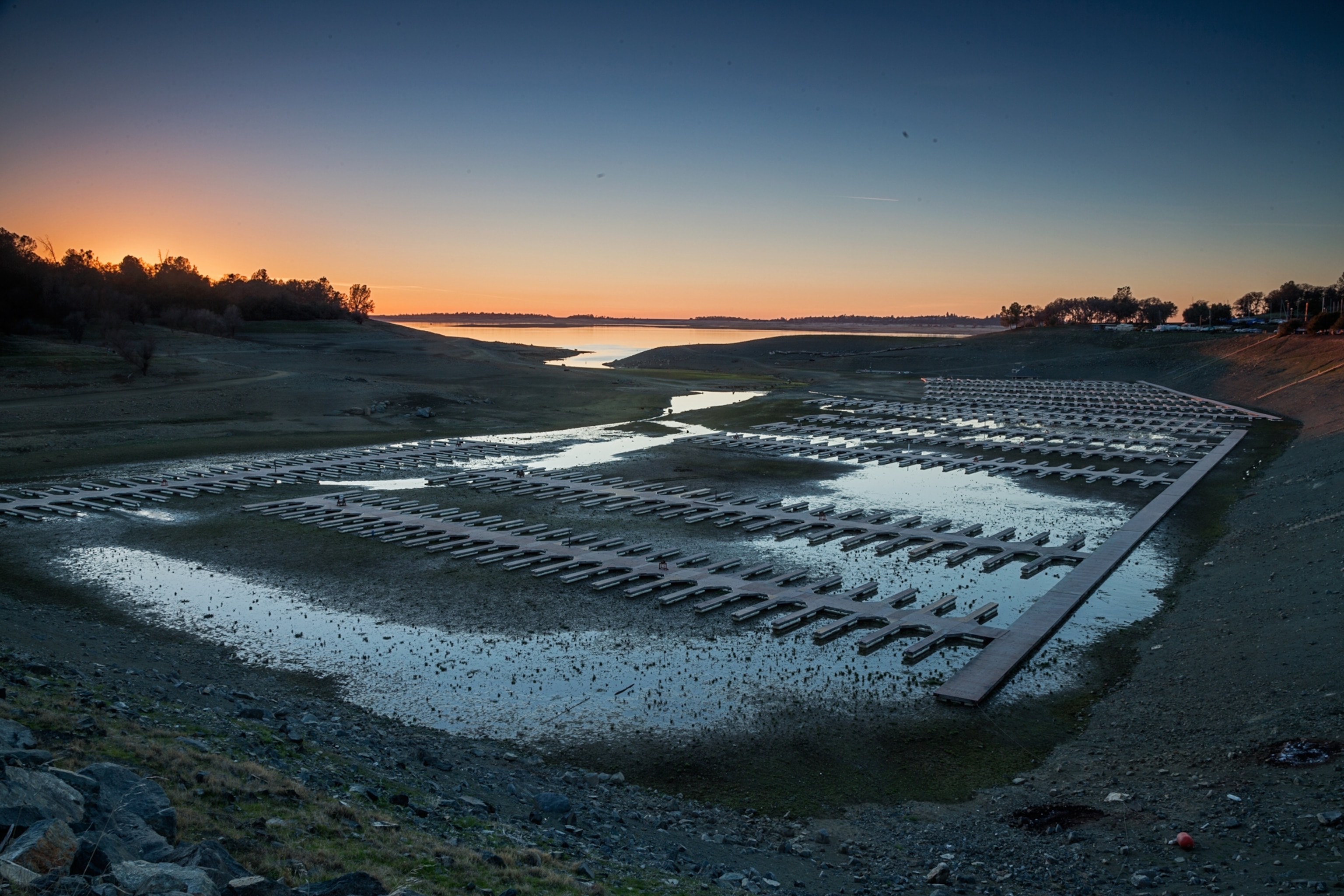 Shasta Lake, is a reservoir in Shasta County, California. It provides Sacramento River flood control below the dam for the Sacramento Valley.