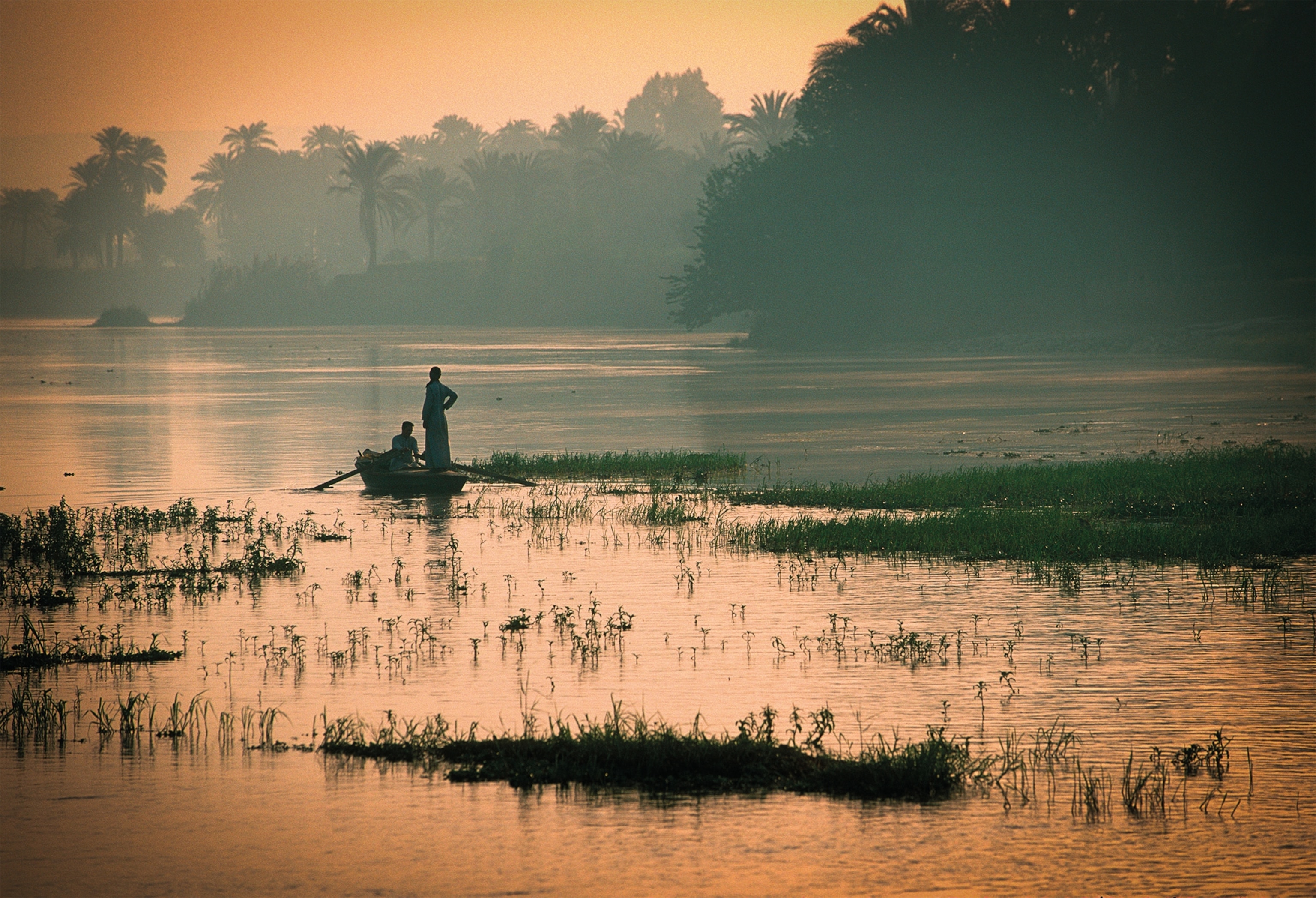 The Nile passes through Amarna.