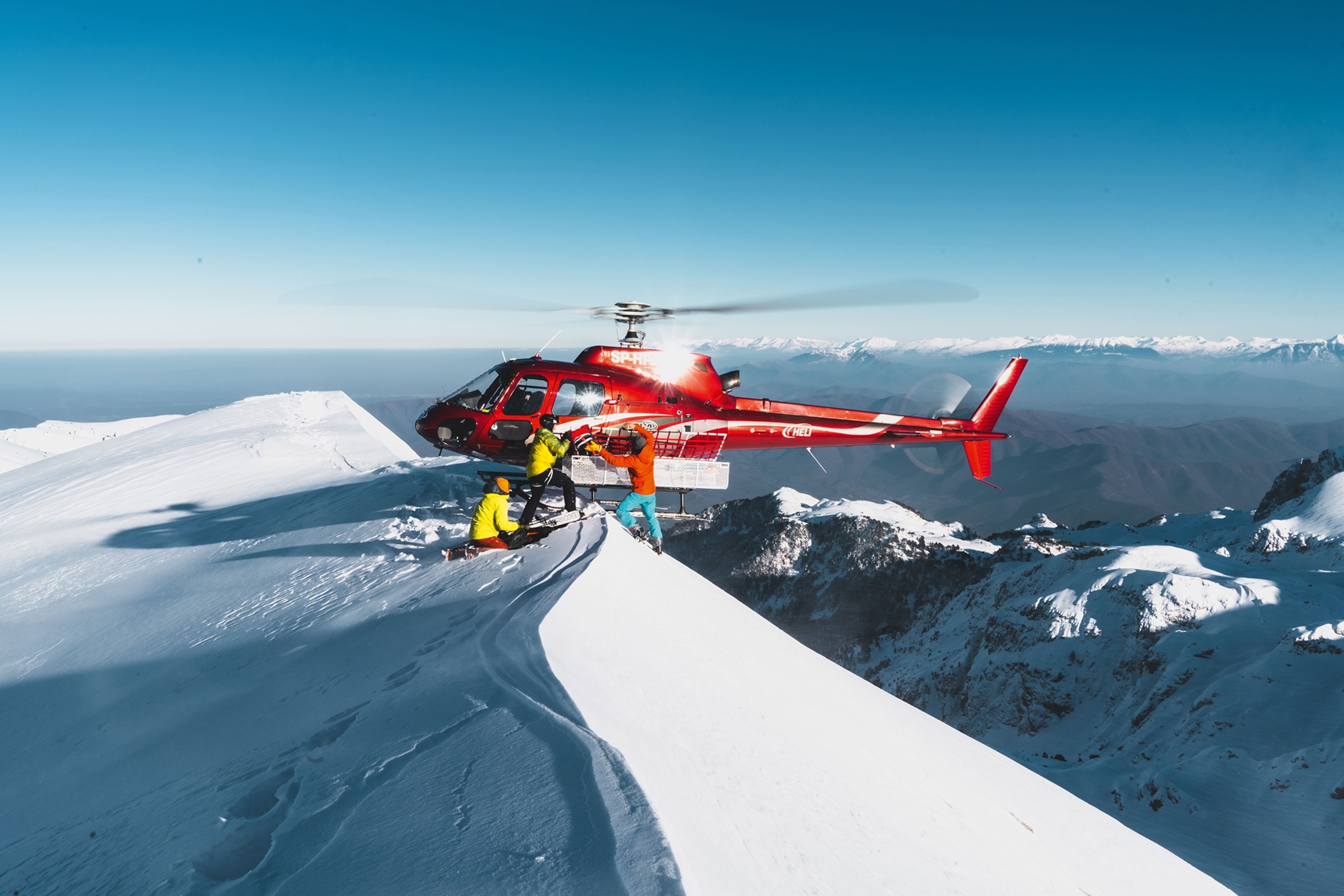 heli-ski