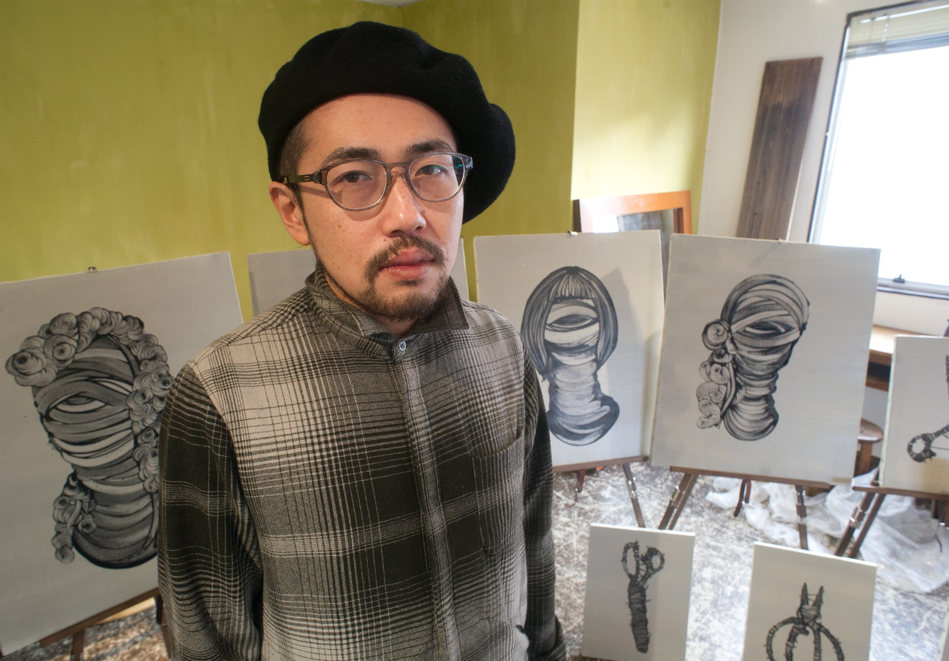 artist Jun Kaneko in Fukushima