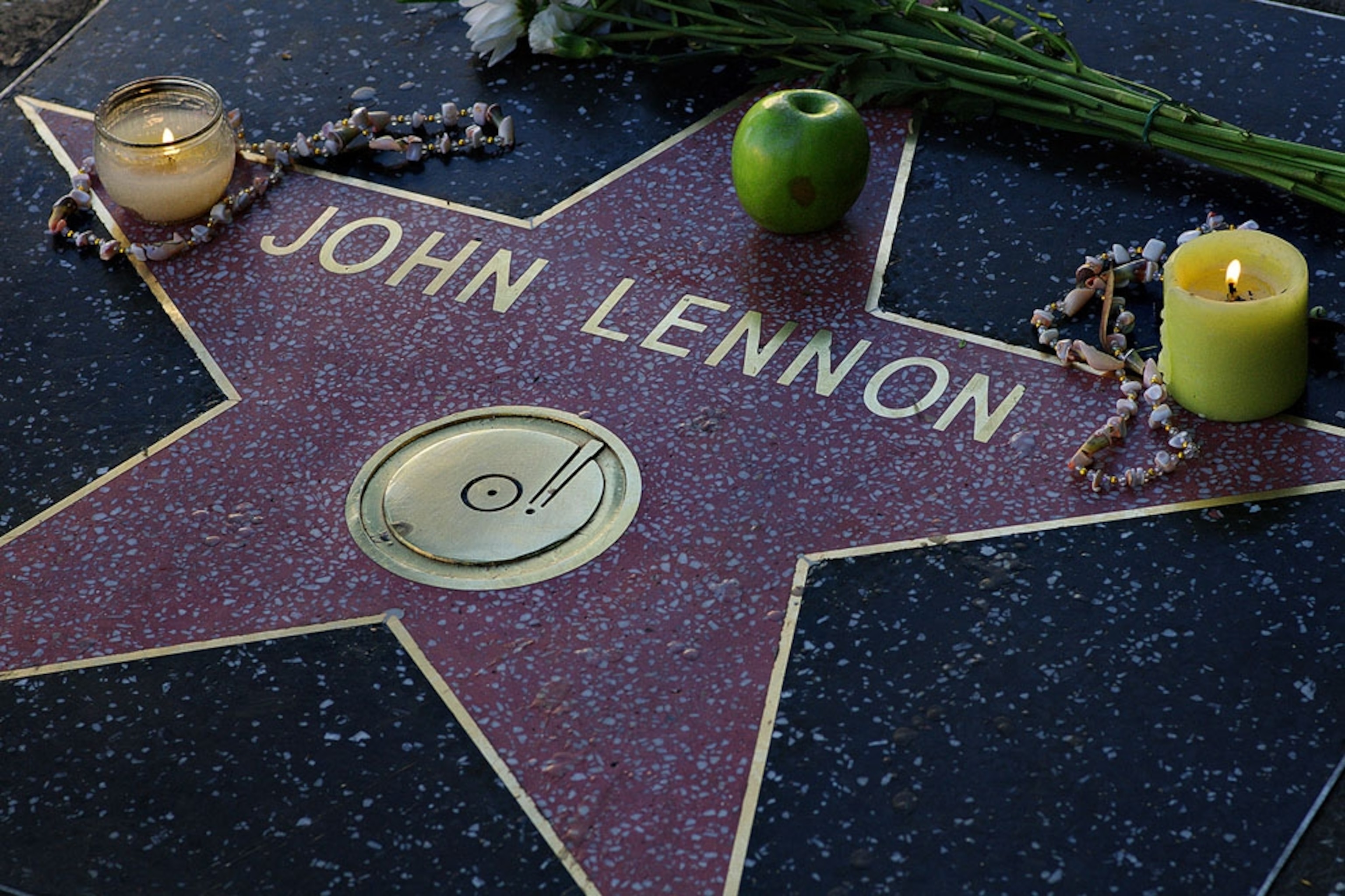 John Lennon's star on the Hollywood Walk of Fame