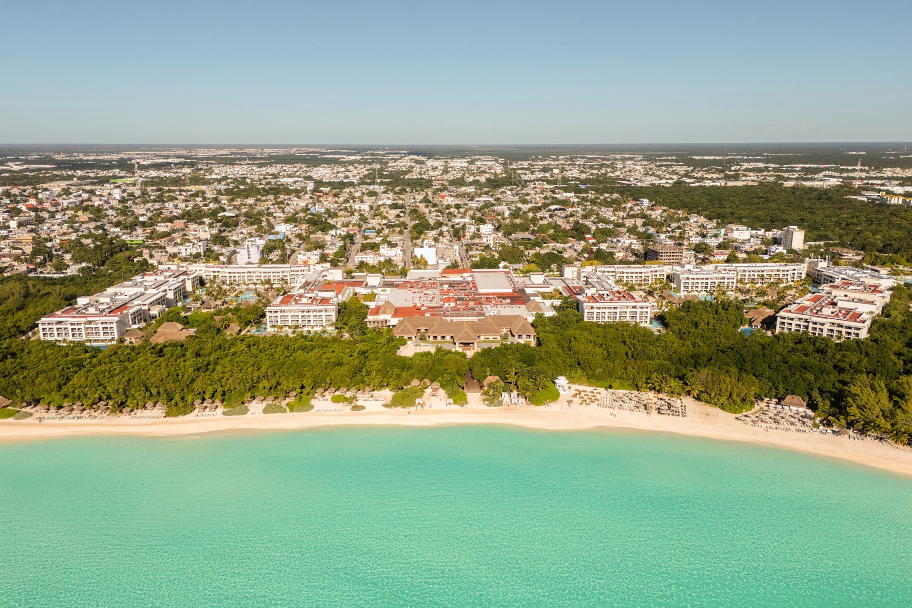 Paradisus Playa del Carmen aerial view