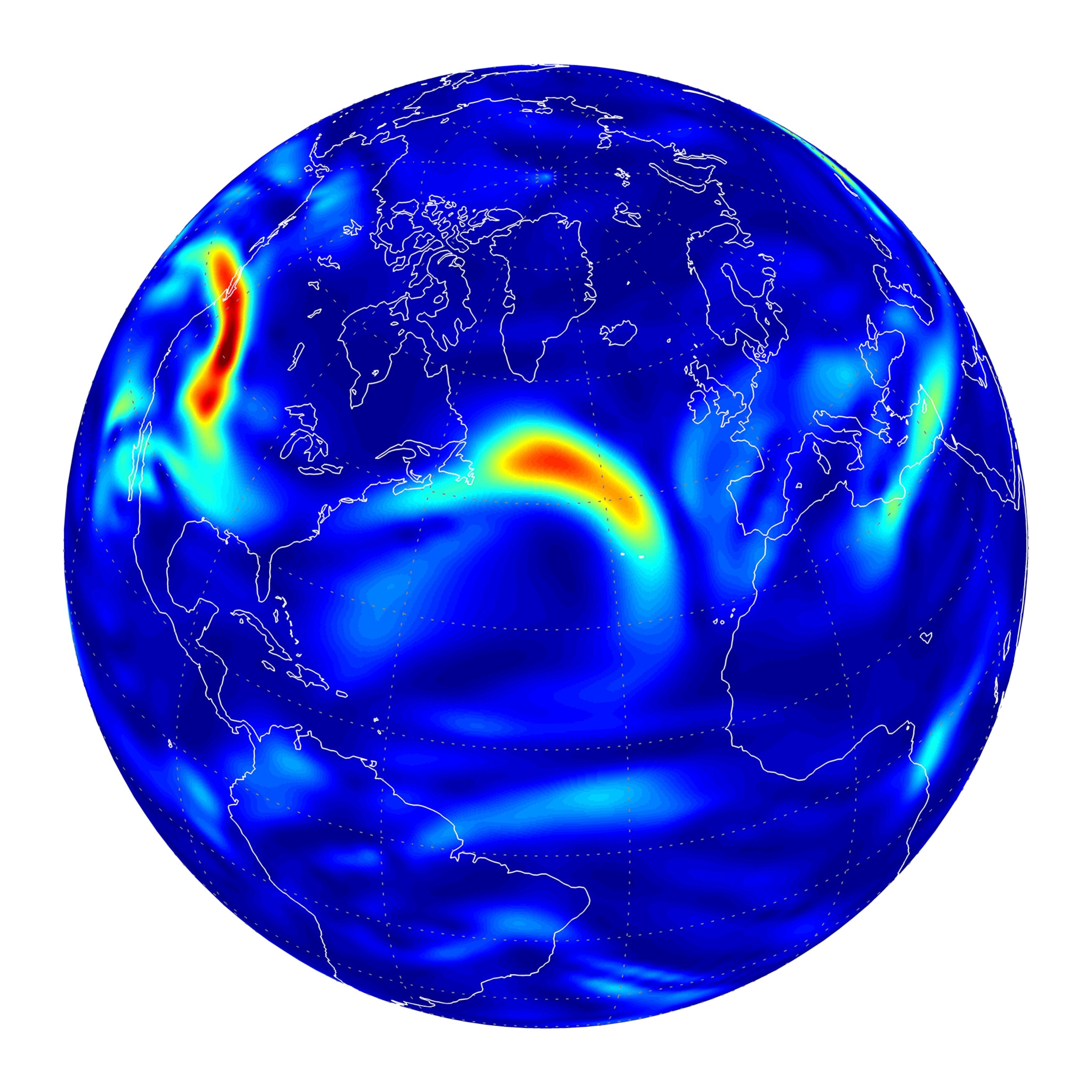 An estimate of future turbulence in a warmed world.