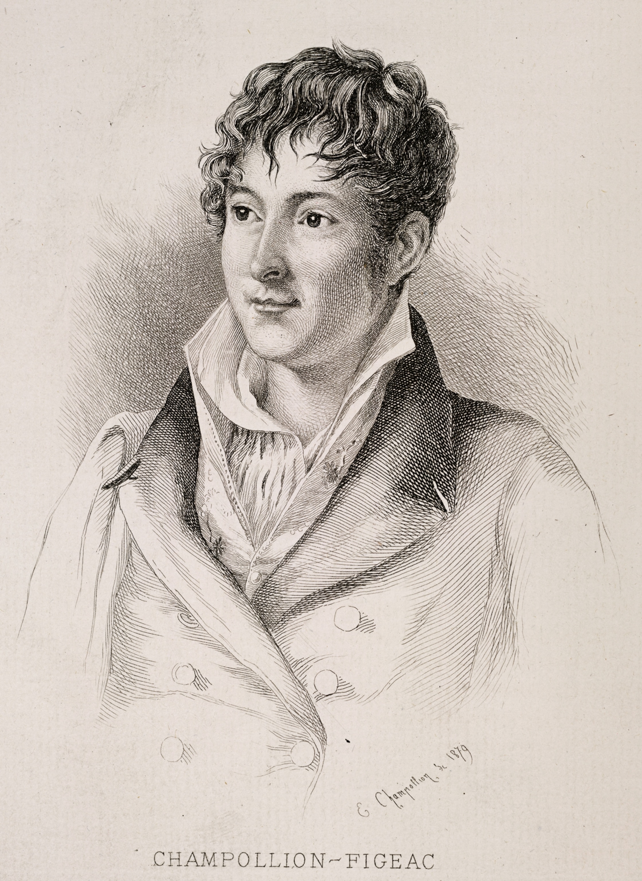 An illustration of a man's portrait.