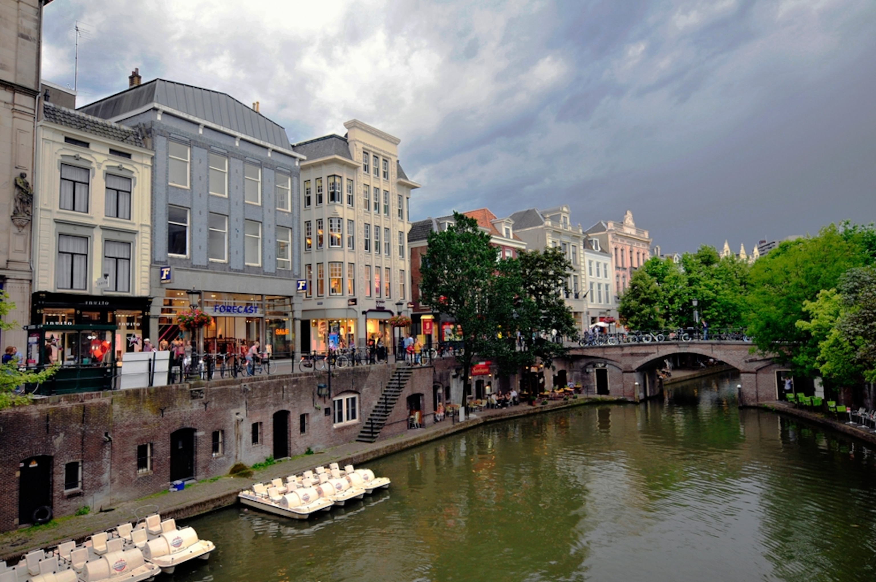 Canal near the Anne Frank House, Amsterdam
