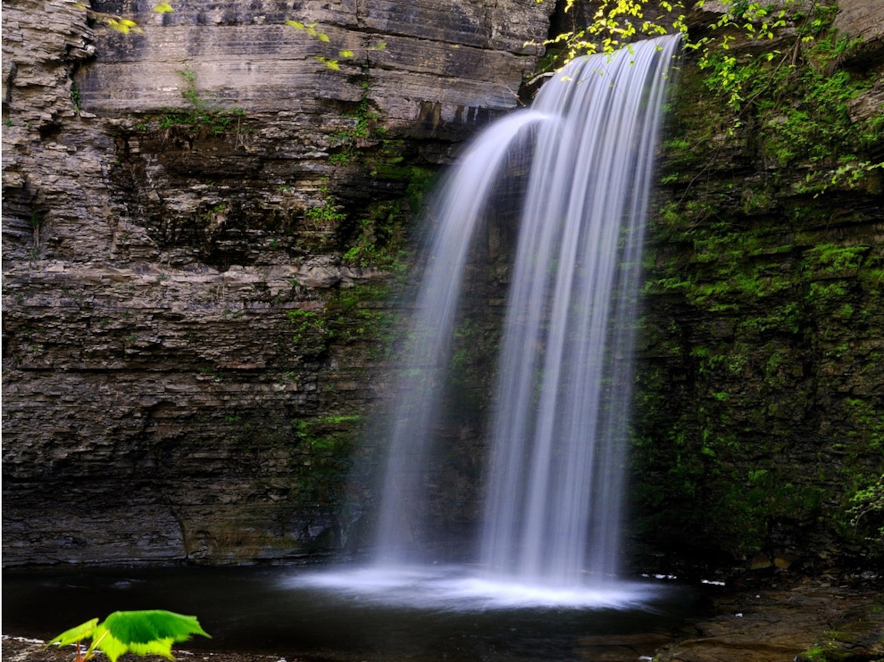 Waterfall, Eagle Cliff Falls, Finger Lakes, New York