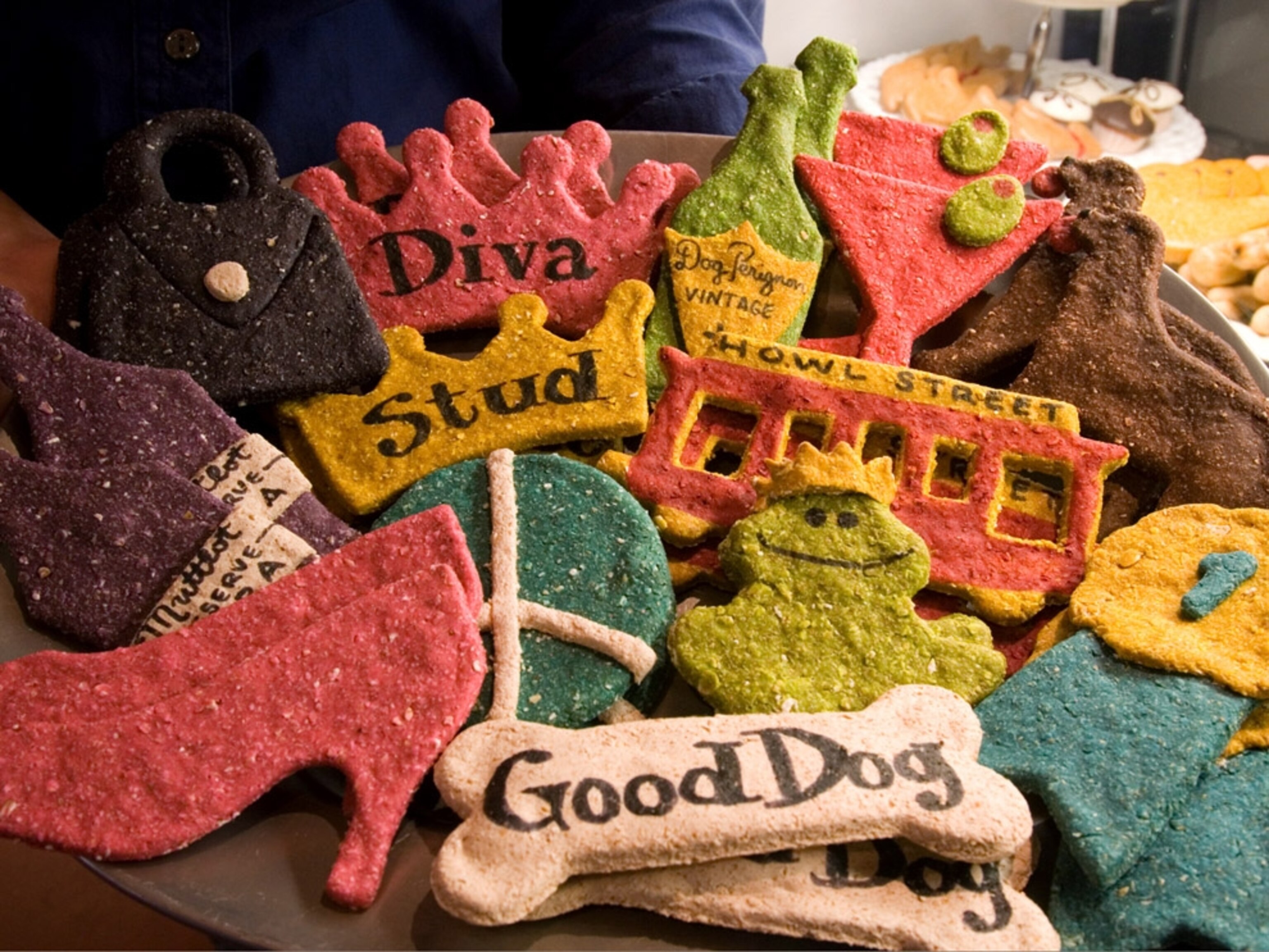 Organic dog biscuits