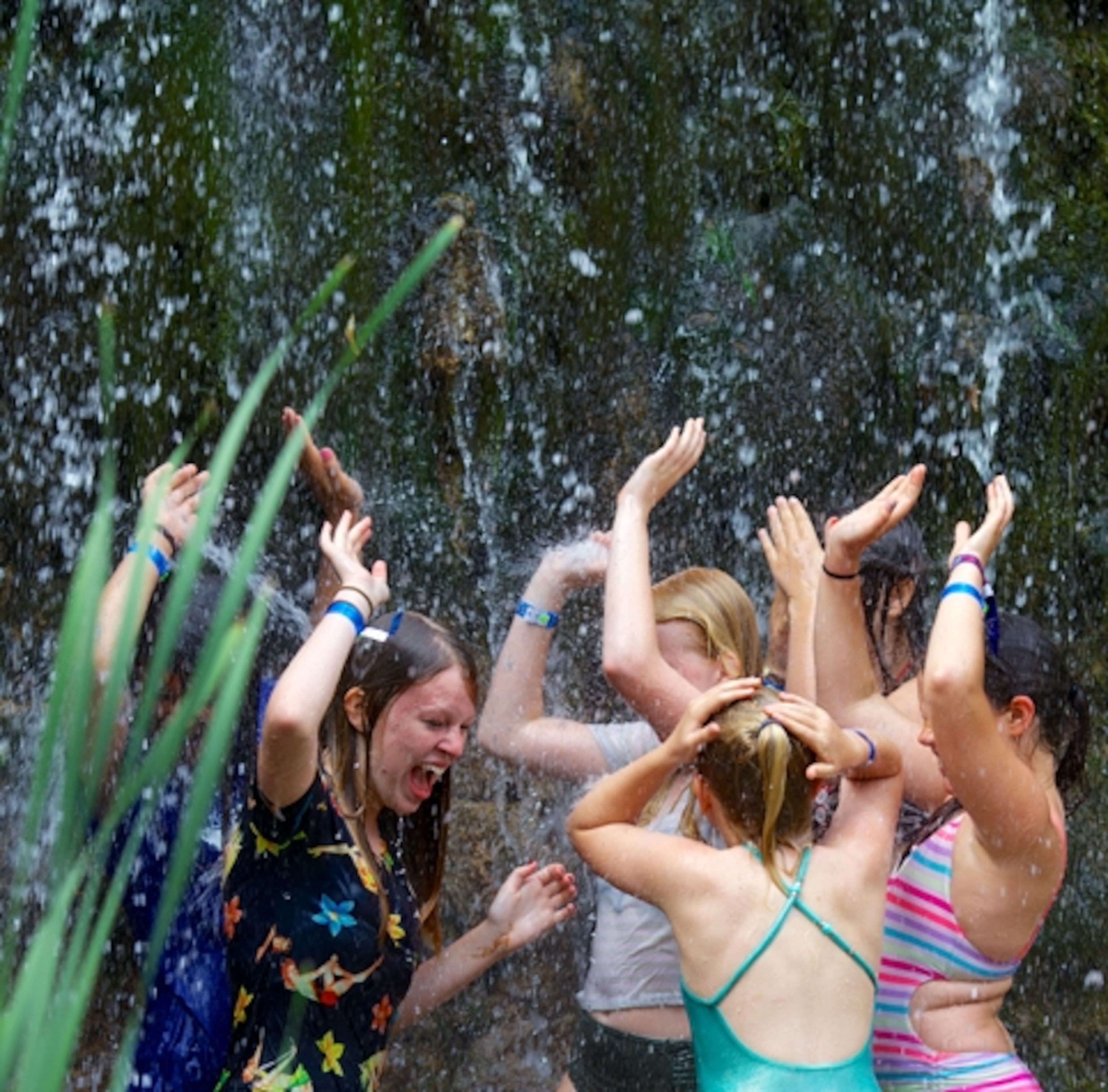 Swimming takes on new, wild meaning at the Wilderness Festival. (Photograph by Andre Camara)