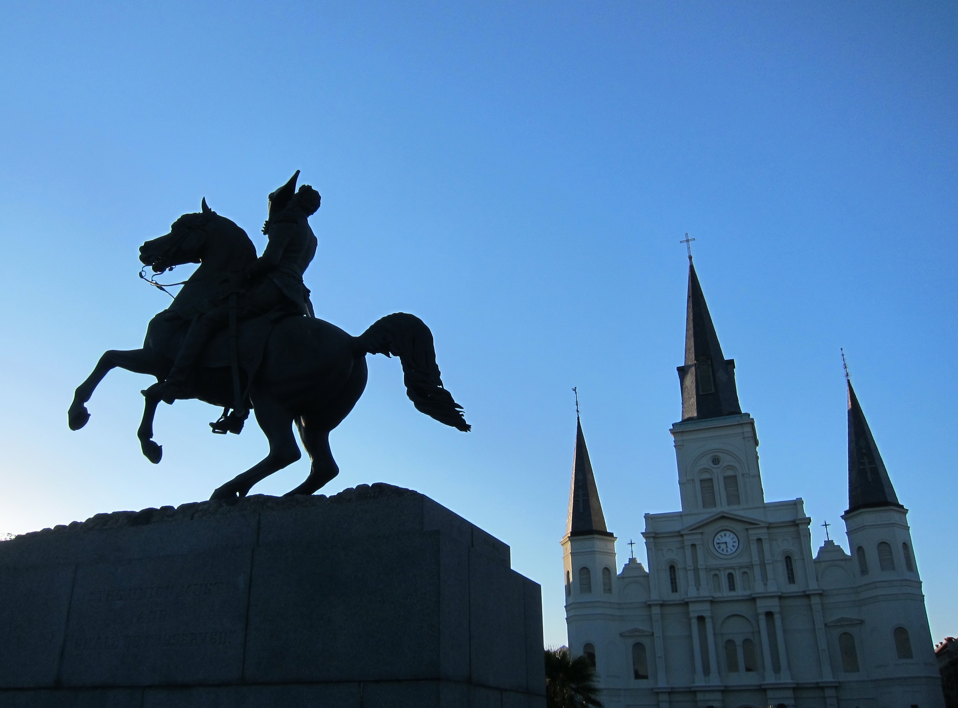 Decorative houses in the Bywater of New Orleans, Lafayette Square in New Orleans, Louisiana--the starting point of my Great American Road Trip across the South. (Photo by Andrew Evans, National Geographic Travel)