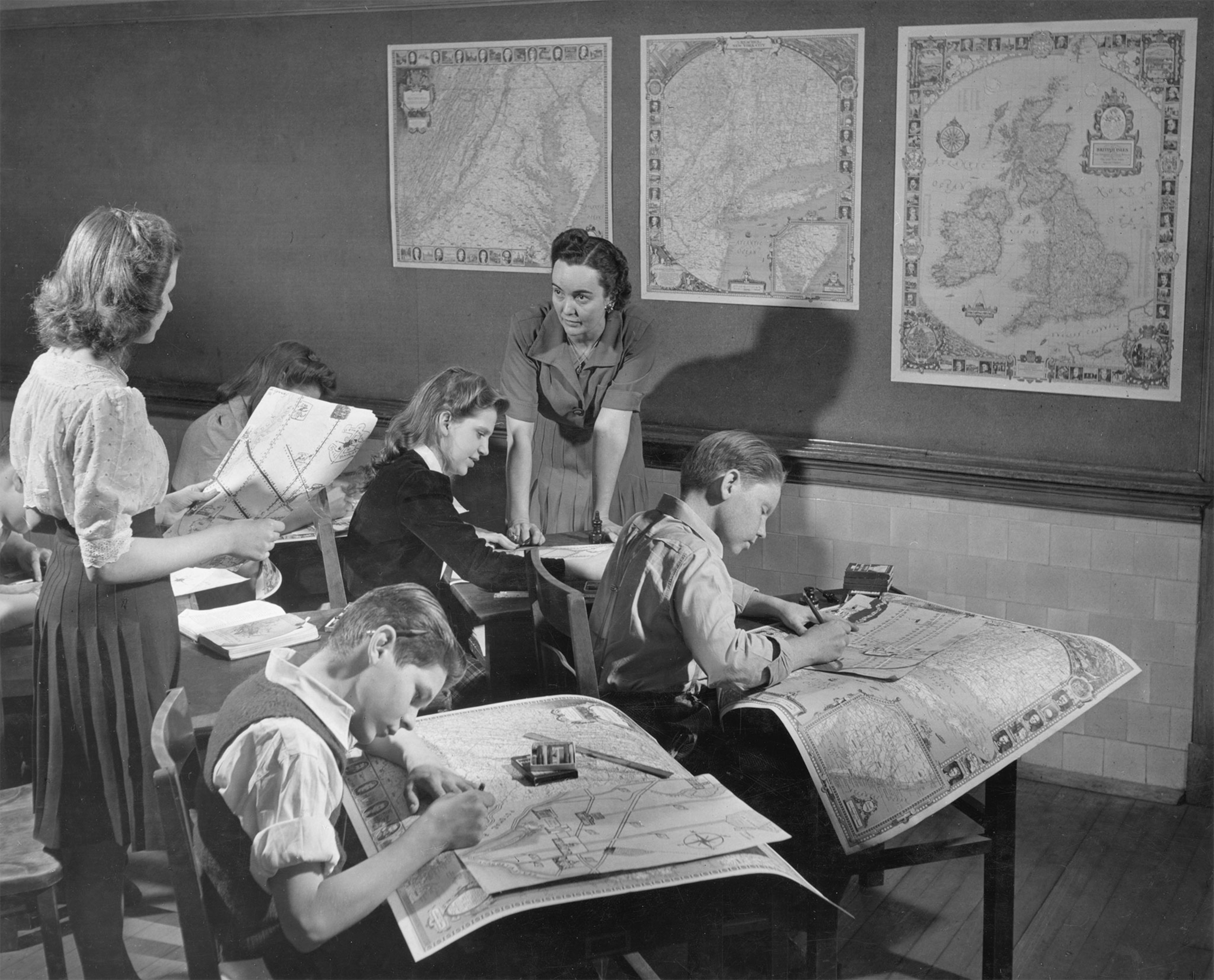 students in a classroom in Washington, D.C.