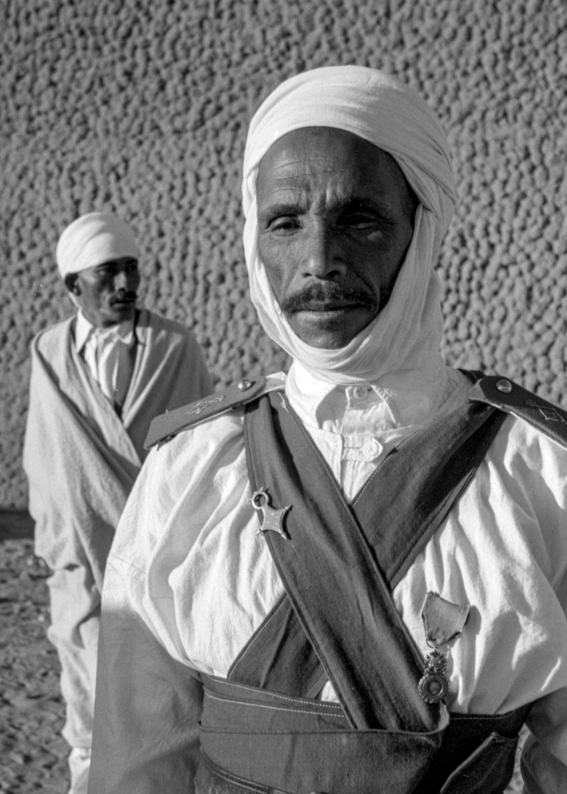 Guards in Adrar, Algeria, 1957.