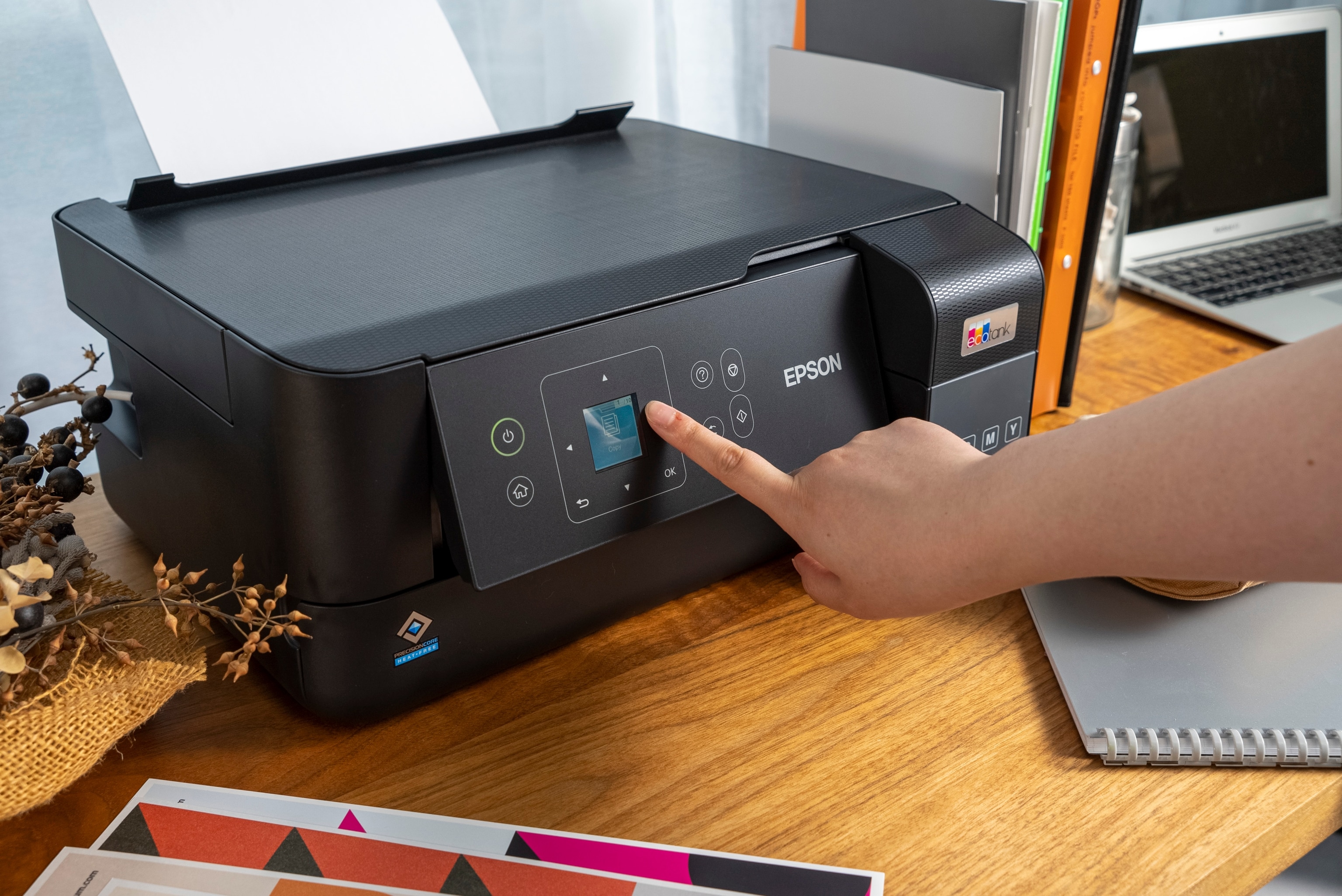 Image of Epson heat-free inkjet printer.