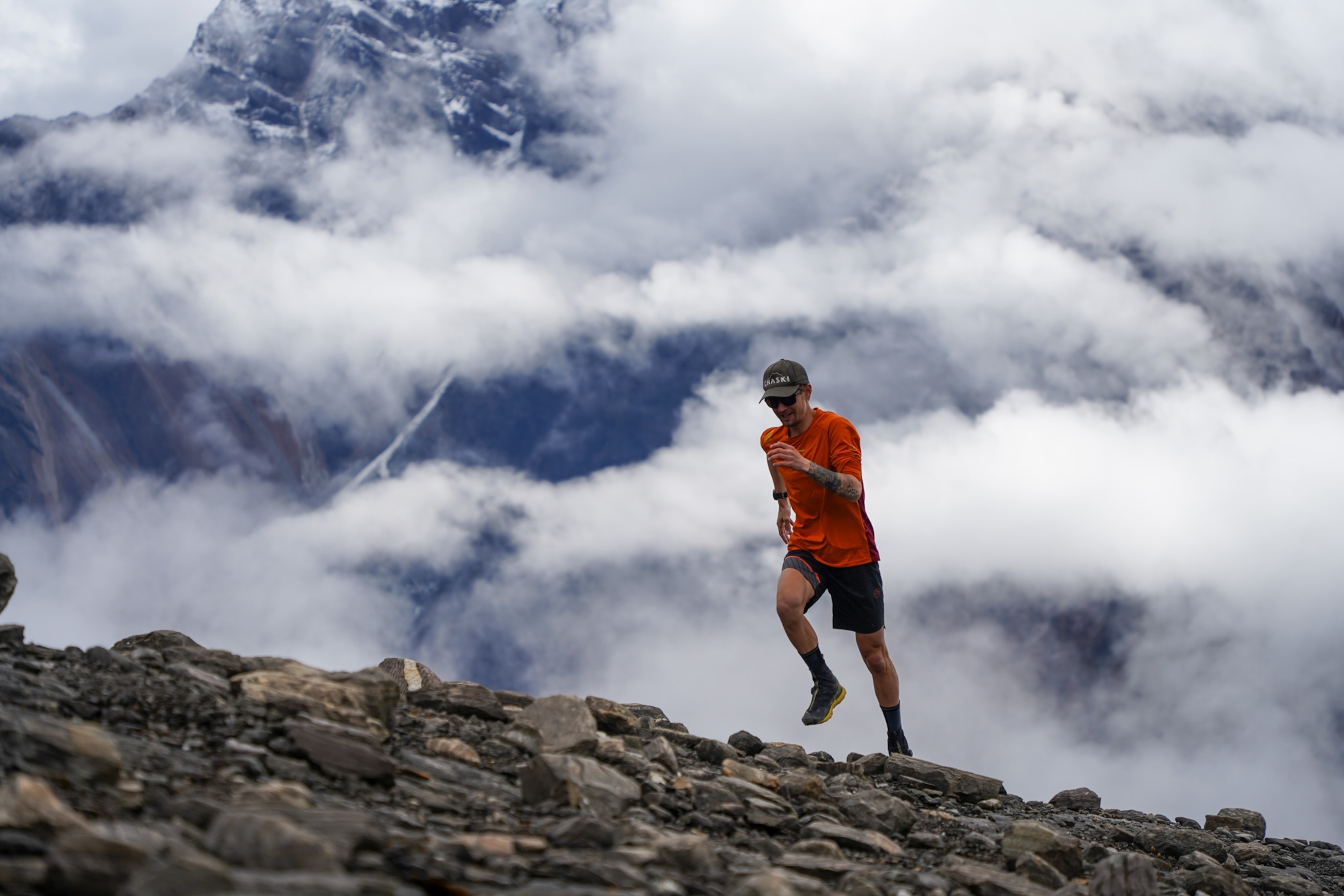 Tyler in Nepal Himalaya
