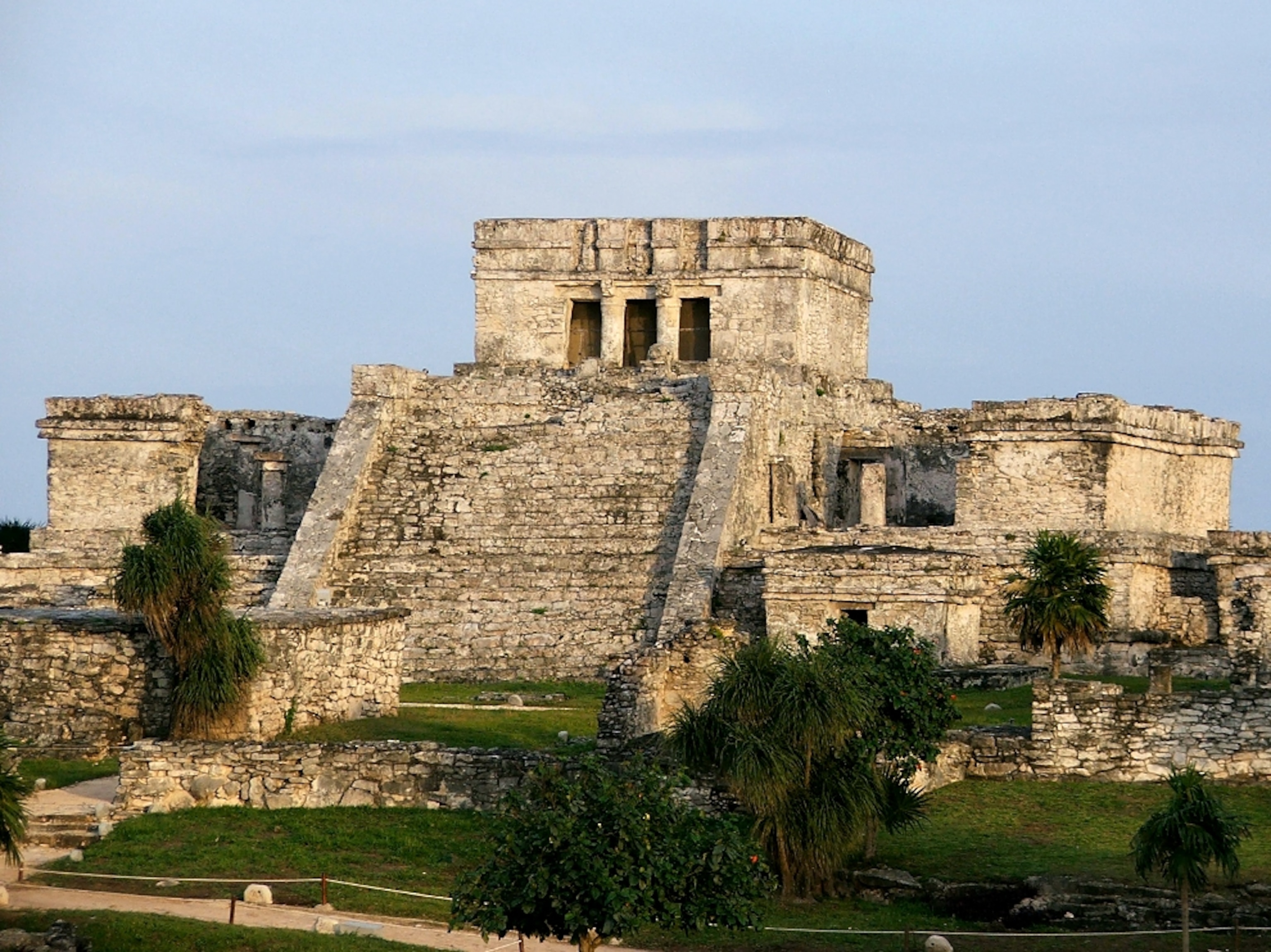 the primary temple at the Tulum ruins, Mexico