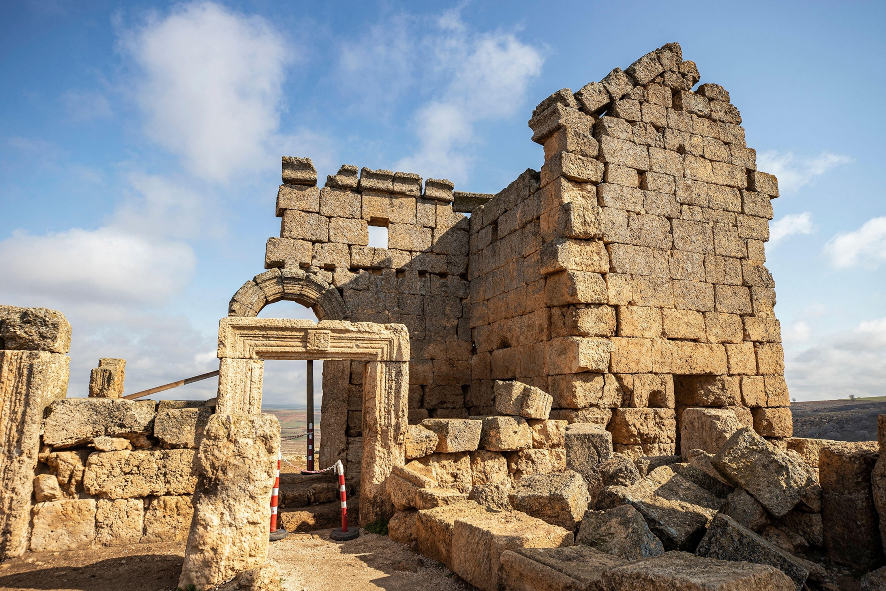 Zerzevan castle border headquarters of the Roman Empire
