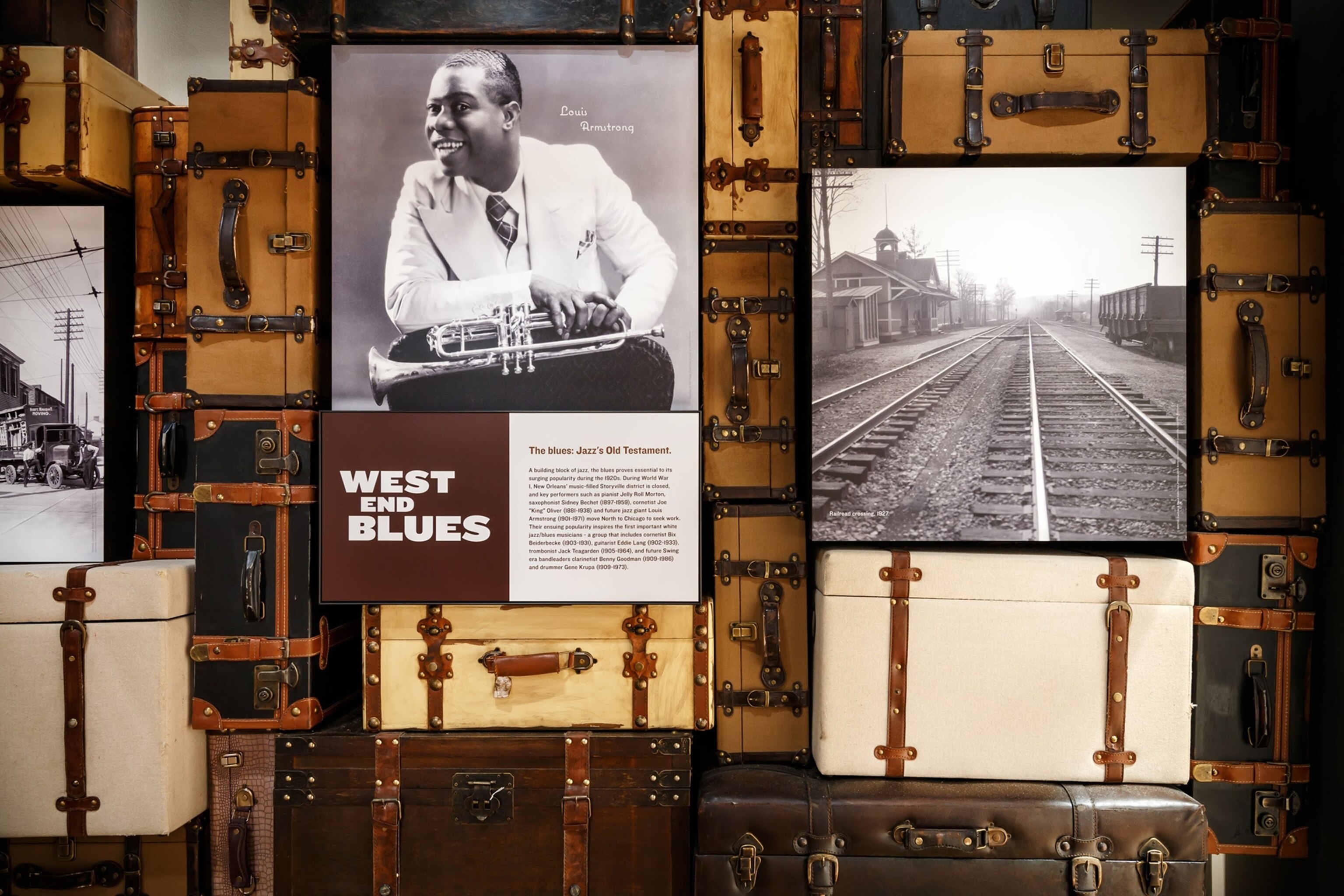 an exhibit at the National Blues Museum, St. Louis, Missouri