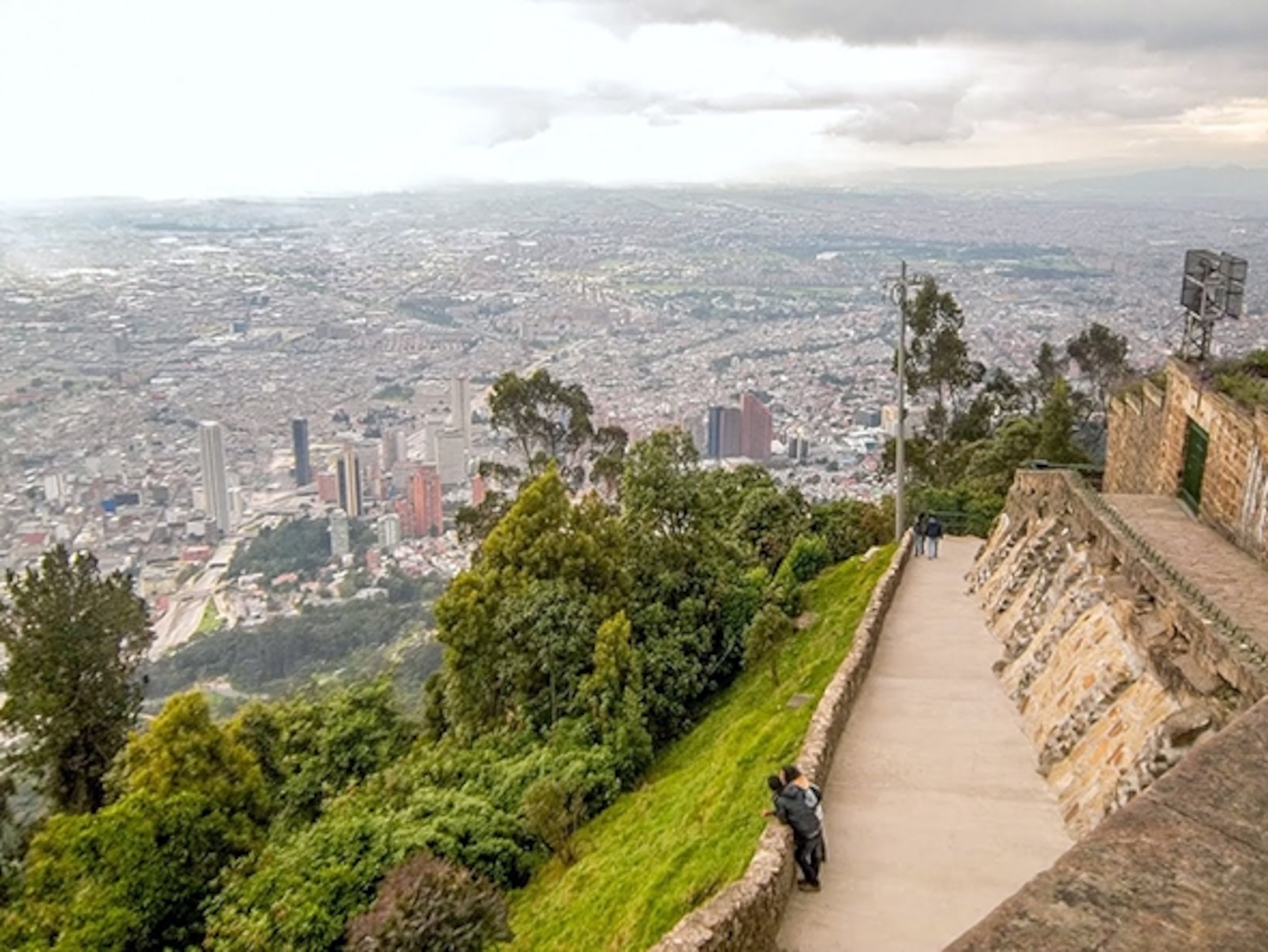 Monserrate is central to Bogotá's identity, providing lovely views of the city. (Photograph by Erika Skogg)