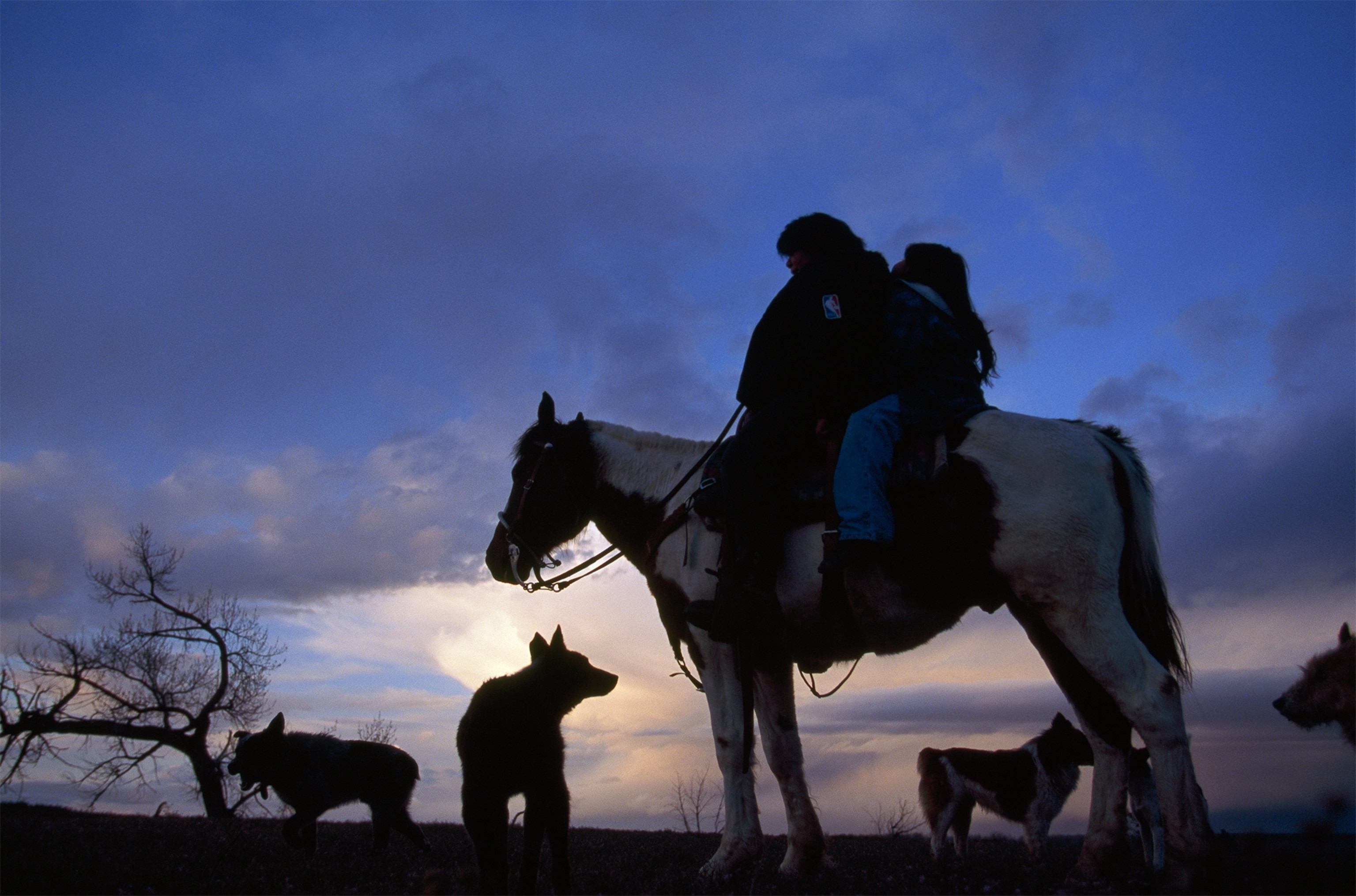 girls on a horse in Utah
