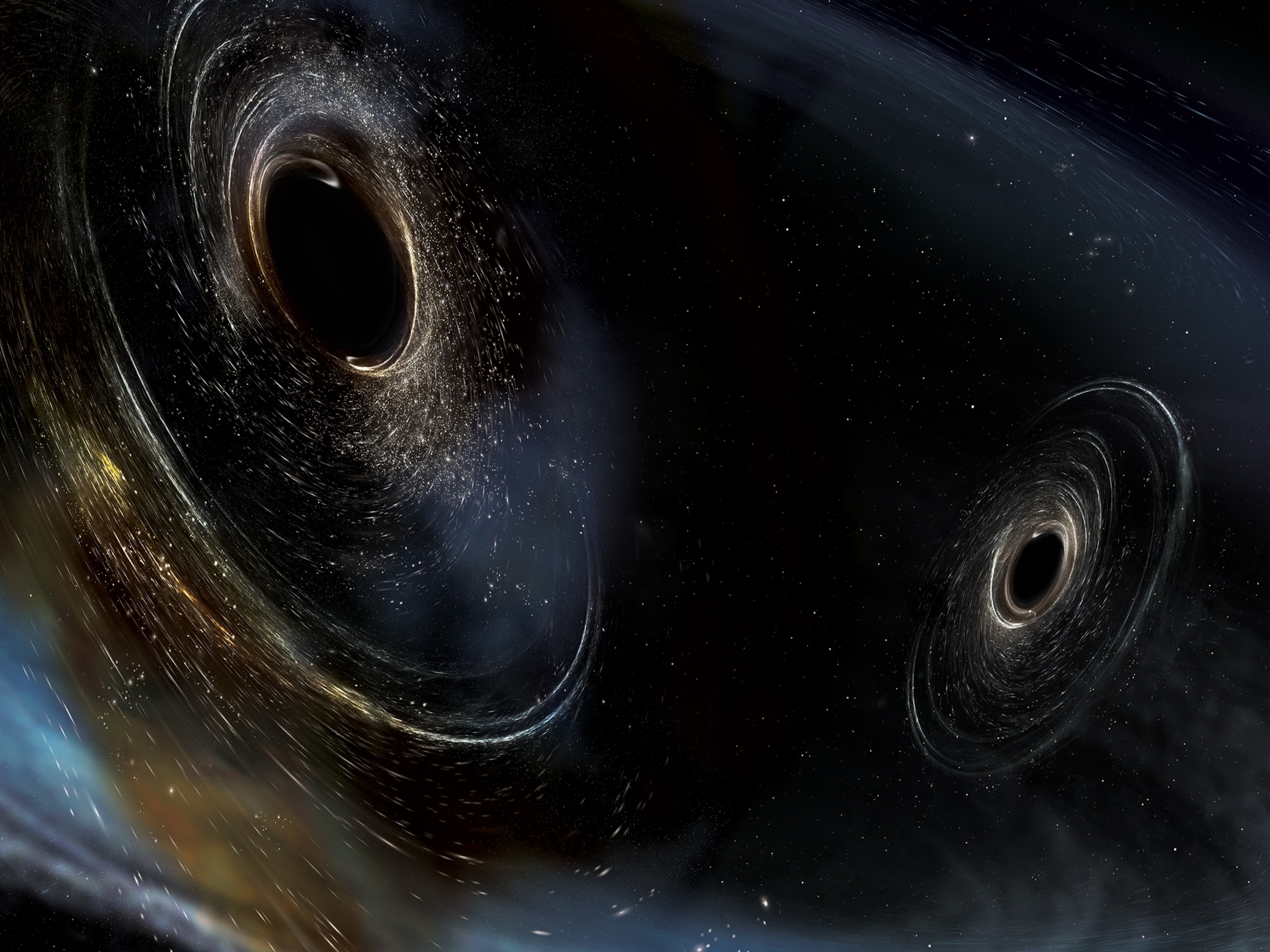 Bizarre Black Holes Revealed by New Space-Time Ripples